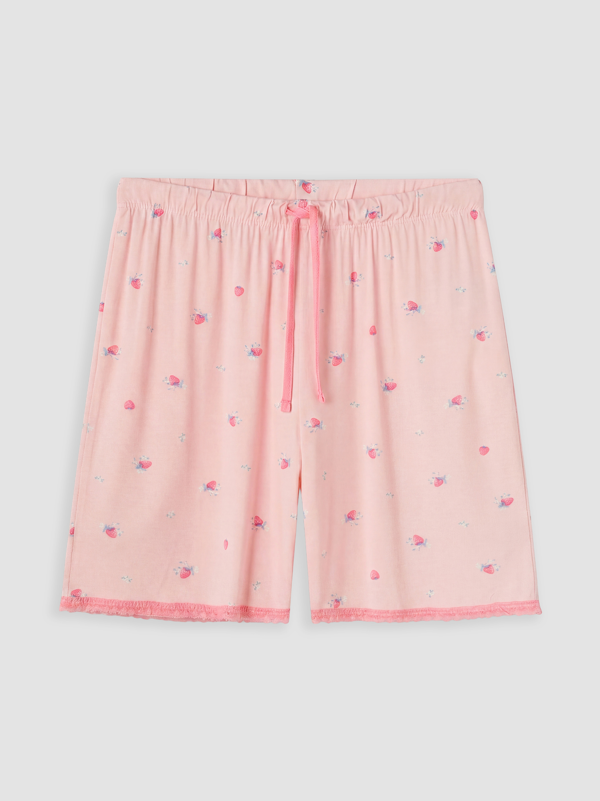 LCW DREAM V Yaka Hamile Şortlu Pijama Takımı görsel 8