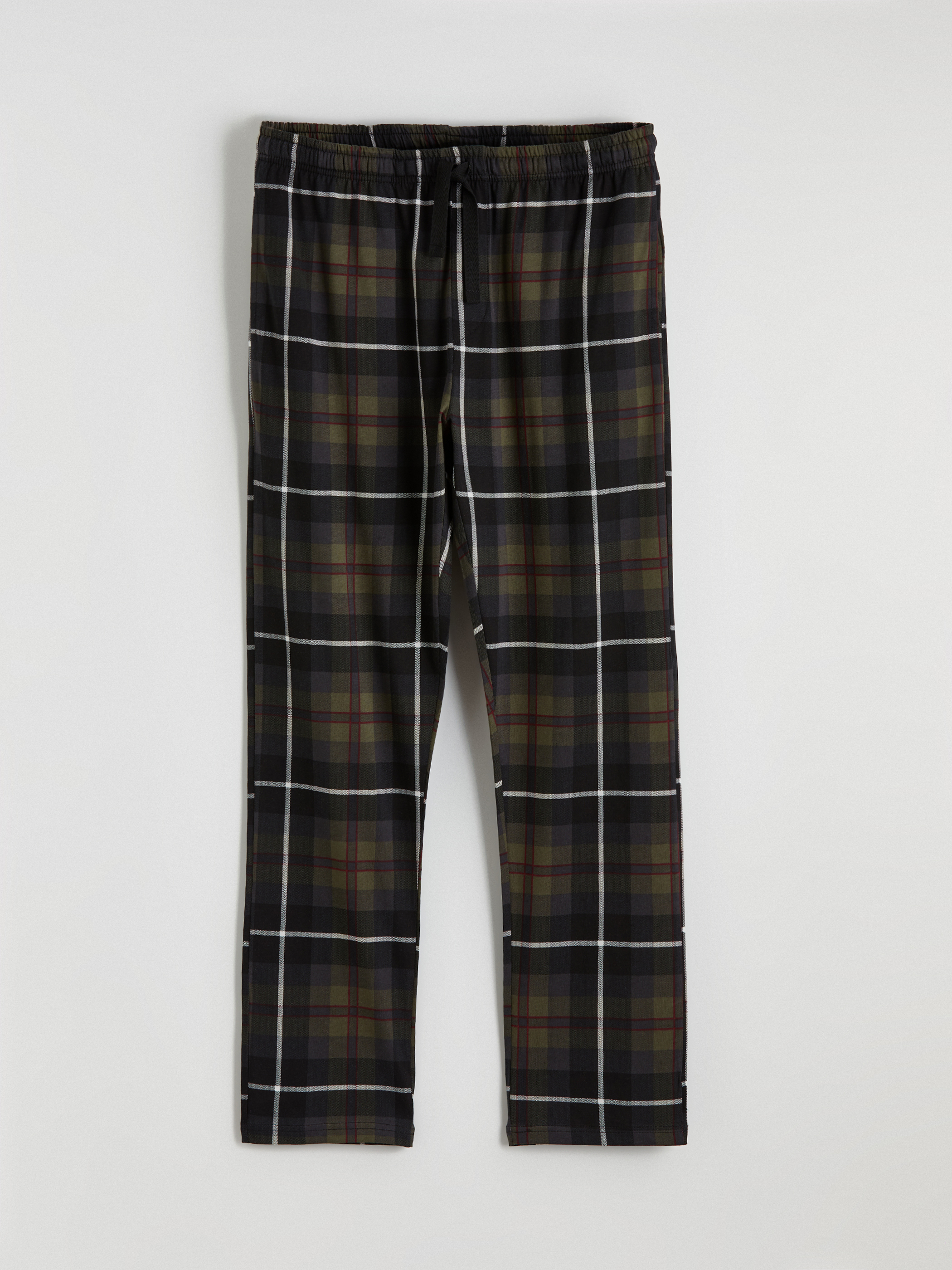 LC WAIKIKI Standart Kalıp Ekose Erkek Pijama Altı 2'li görsel 7