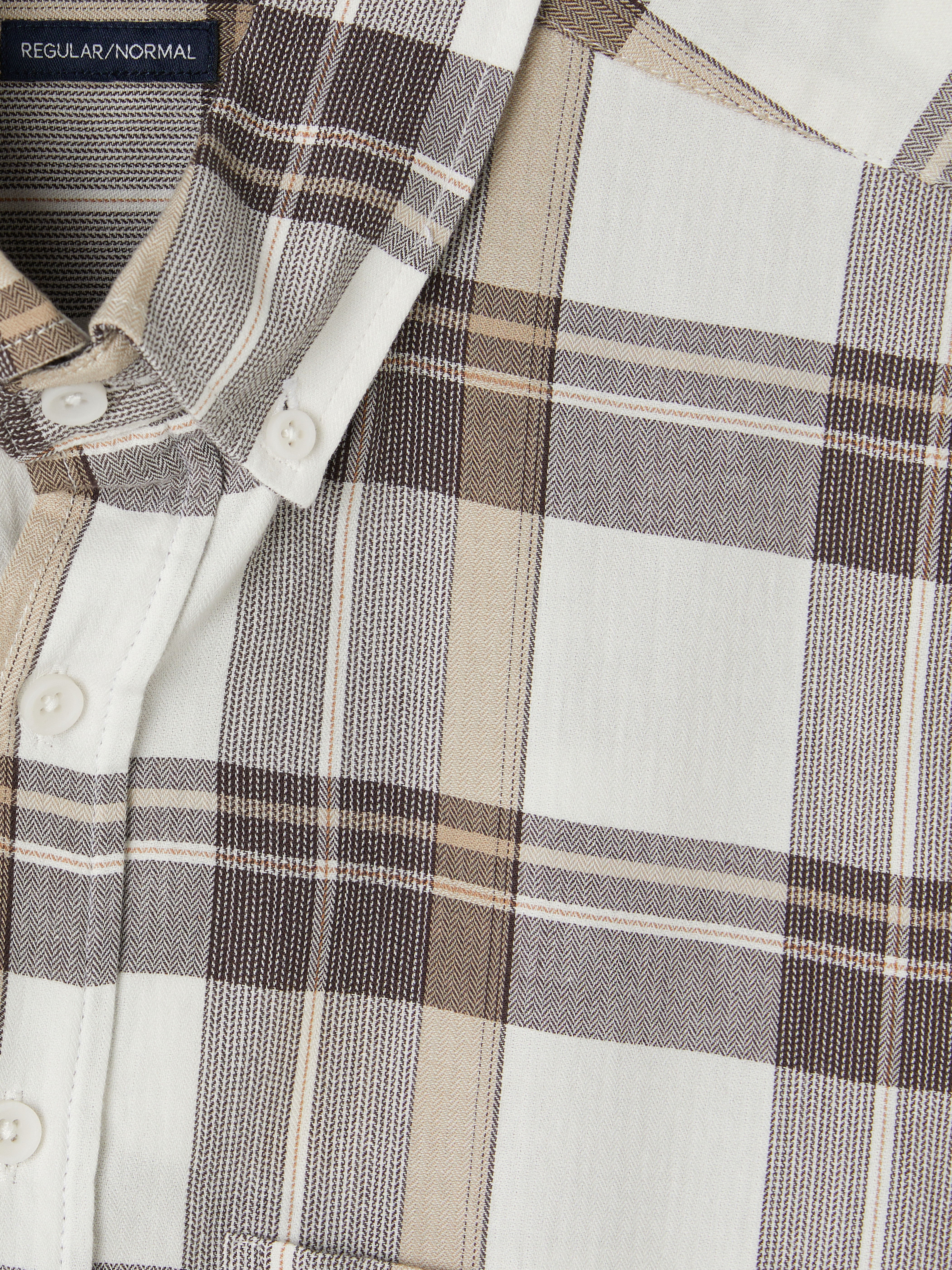 LCWAIKIKI Classic Regular Fit Ekose Poplin Erkek Gömlek görsel 6