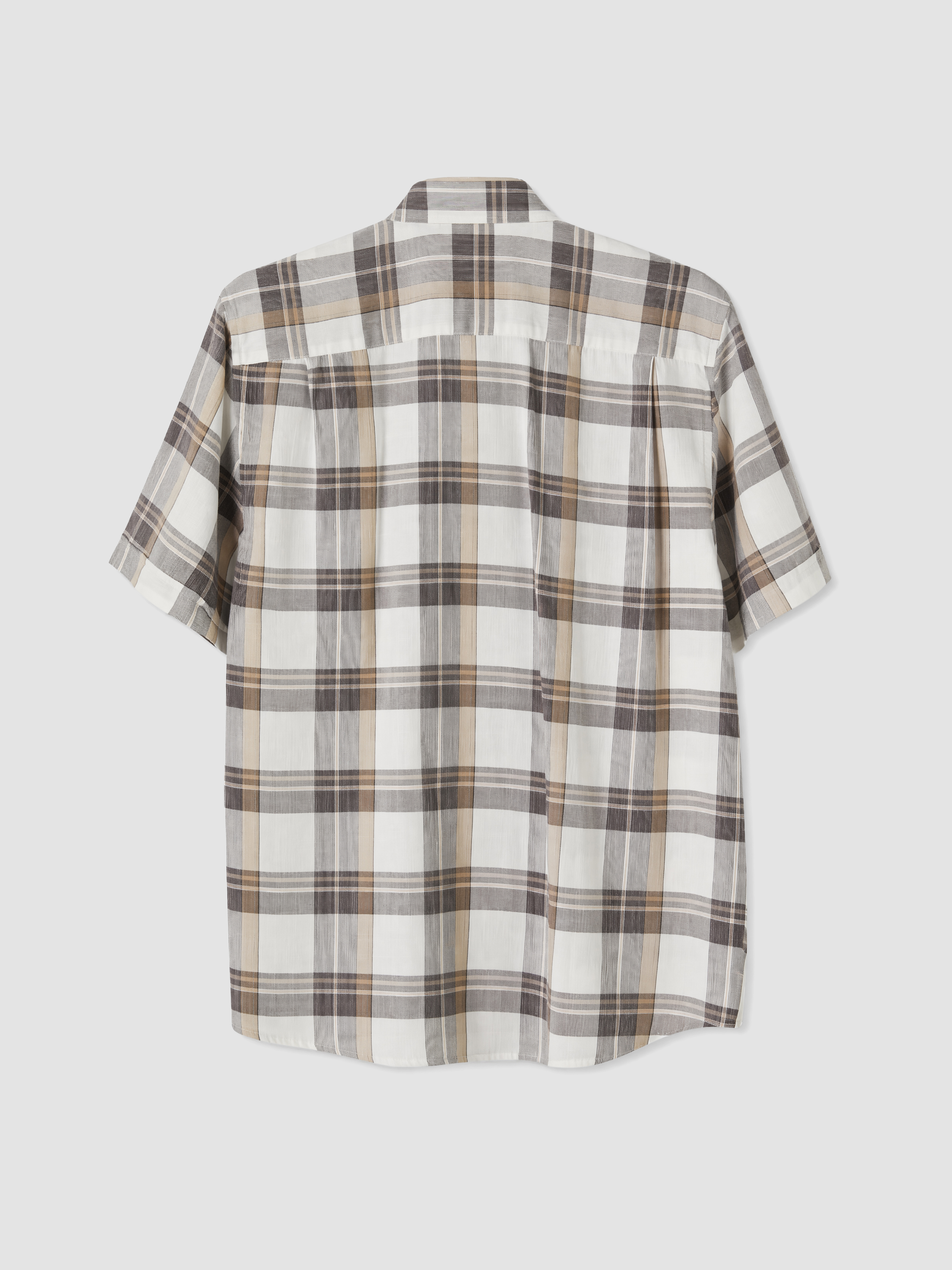 LCWAIKIKI Classic Regular Fit Ekose Poplin Erkek Gömlek görsel 7