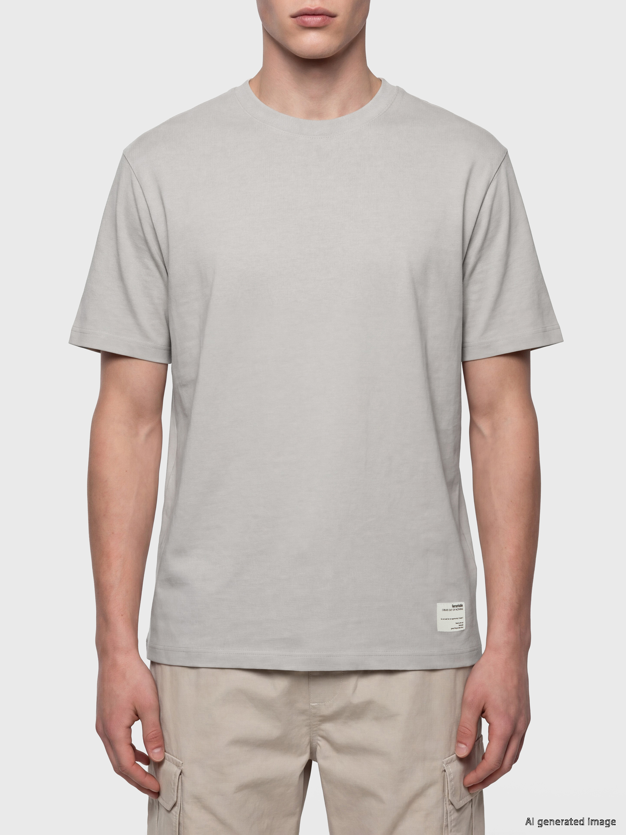 XSIDE Regular Fit %100 Pamuk Erkek Tişört görsel 3