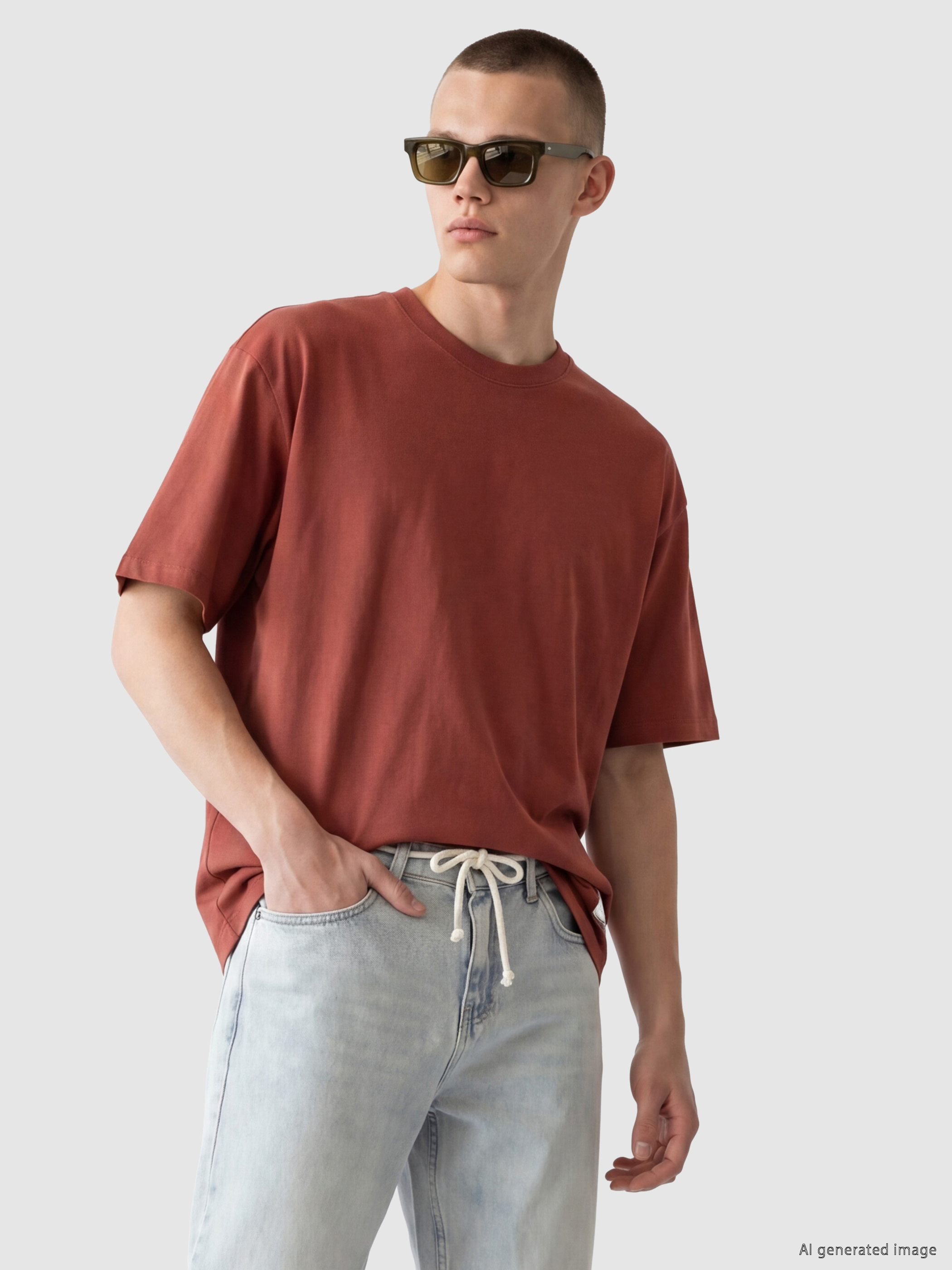XSIDE Regular Fit %100 Pamuk Erkek Tişört görsel 2