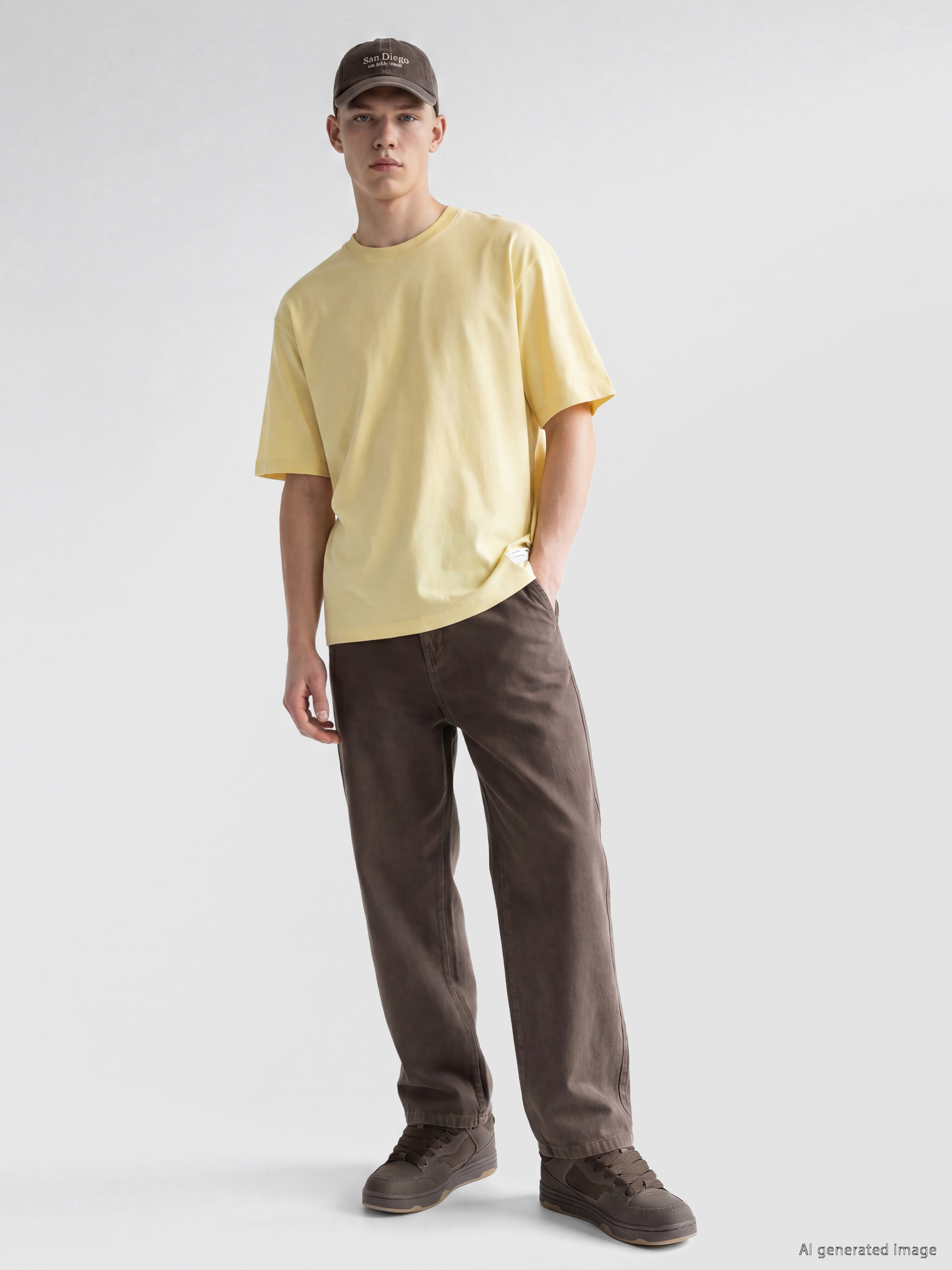 XSIDE Regular Fit %100 Pamuk Erkek Tişört görsel 2