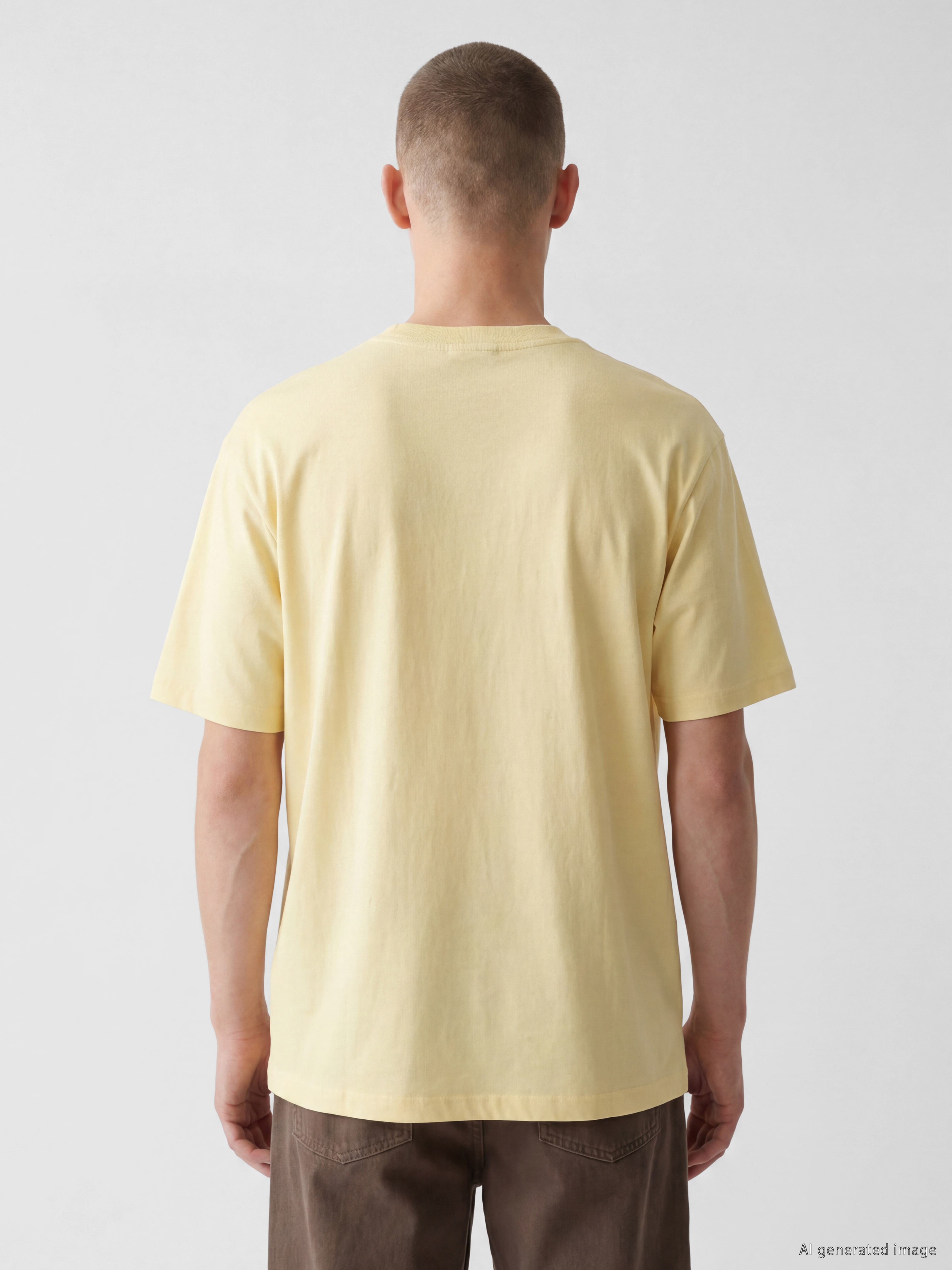 XSIDE Regular Fit %100 Pamuk Erkek Tişört görsel 4