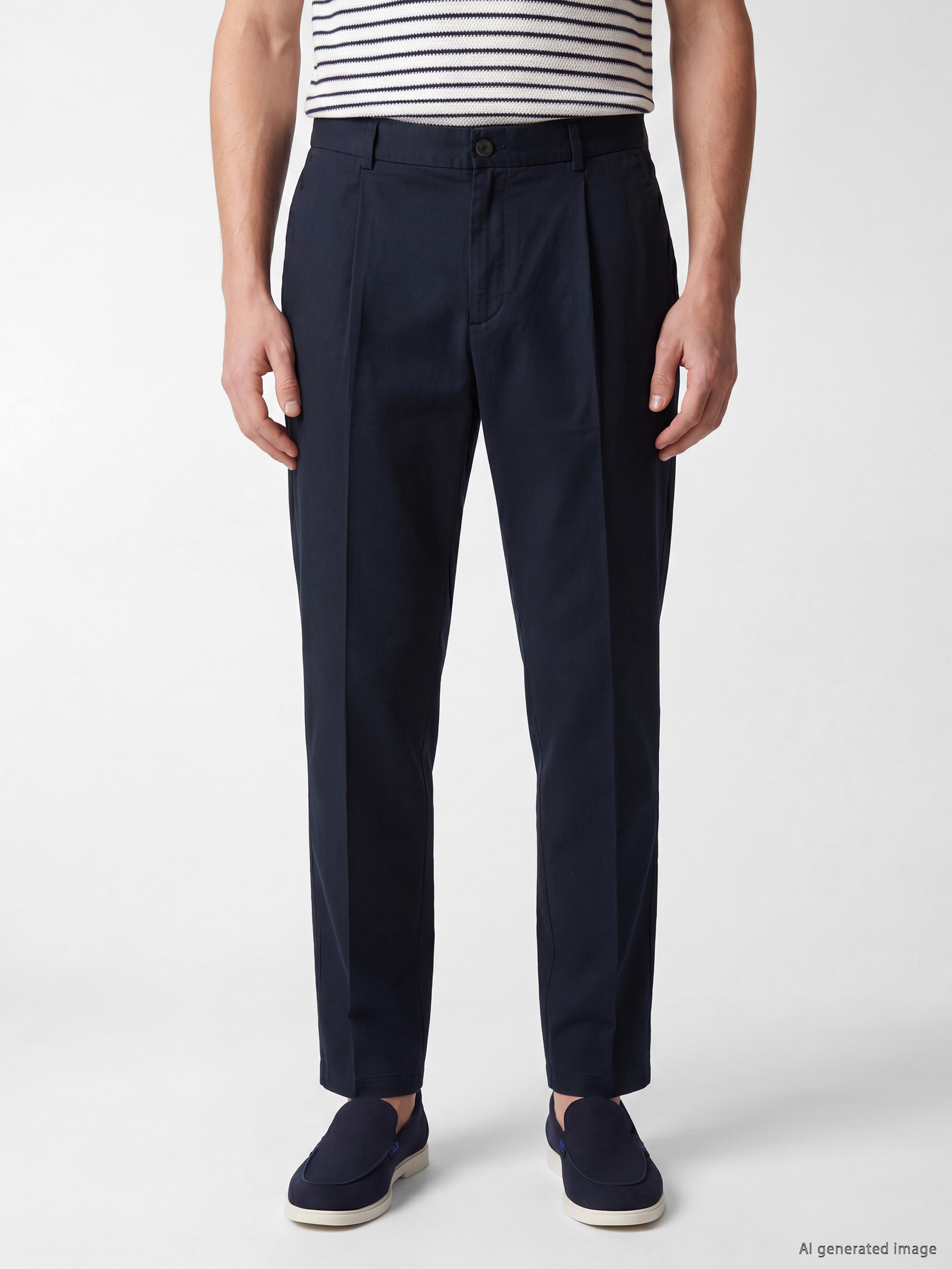 SOUTHBLUE Regular Fit Erkek Pileli Gabardin Pantolon görsel 2