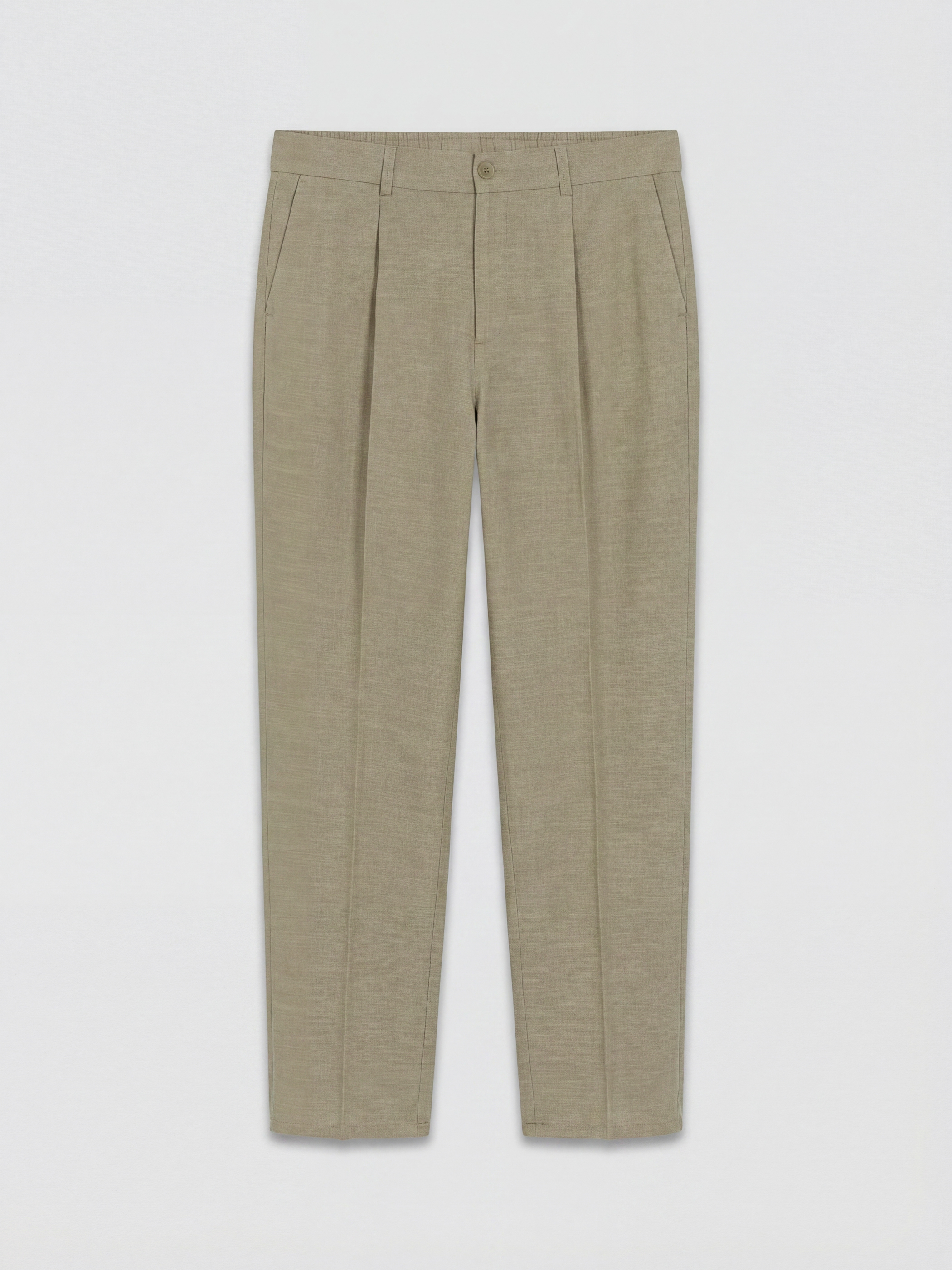 SOUTHBLUE Regular Fit Keten Karışımlı Erkek Pileli Pantolon görsel 5