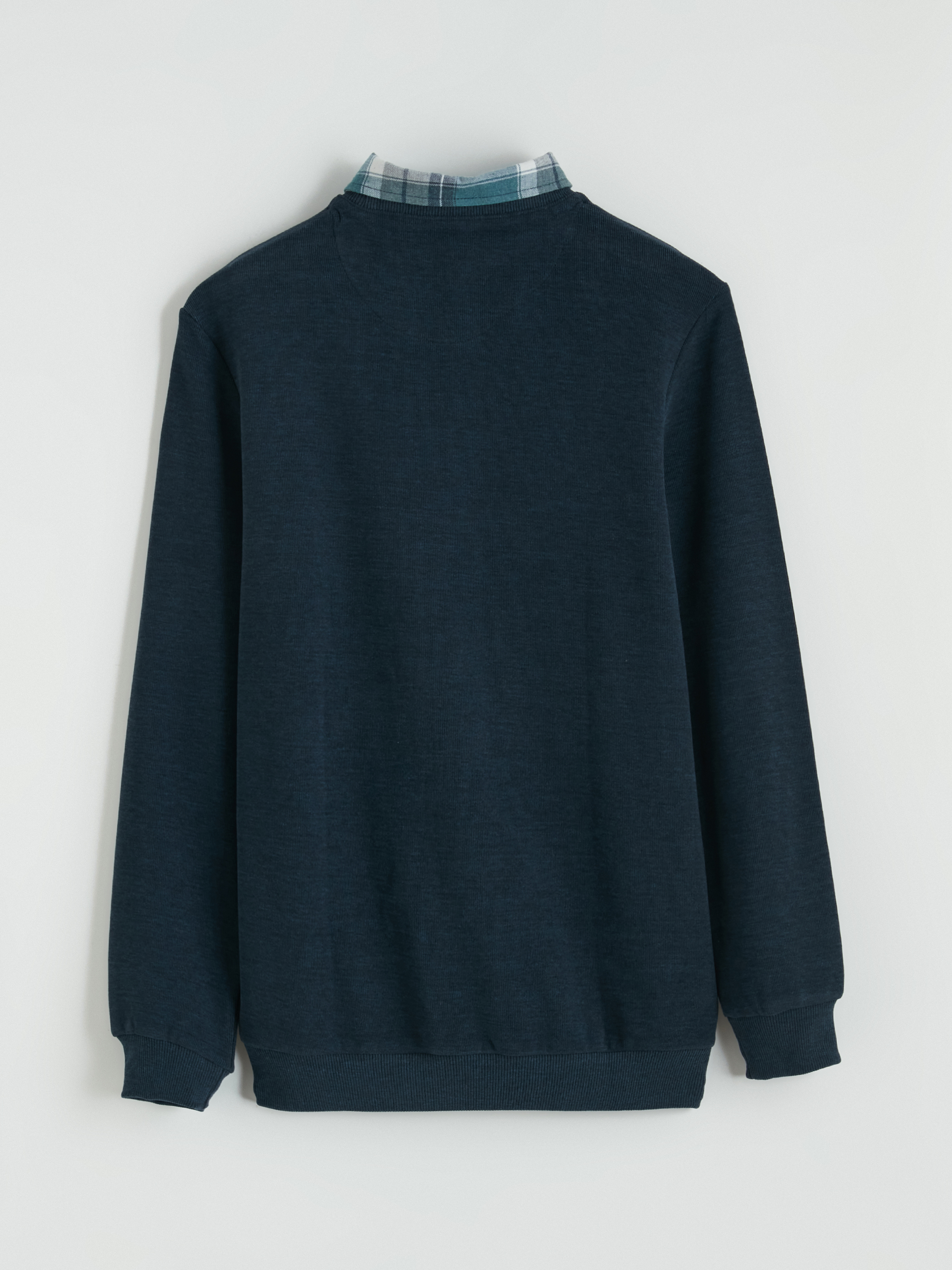 LCWAIKIKI Classic Gömlek Yaka Erkek Sweatshirt görsel 8