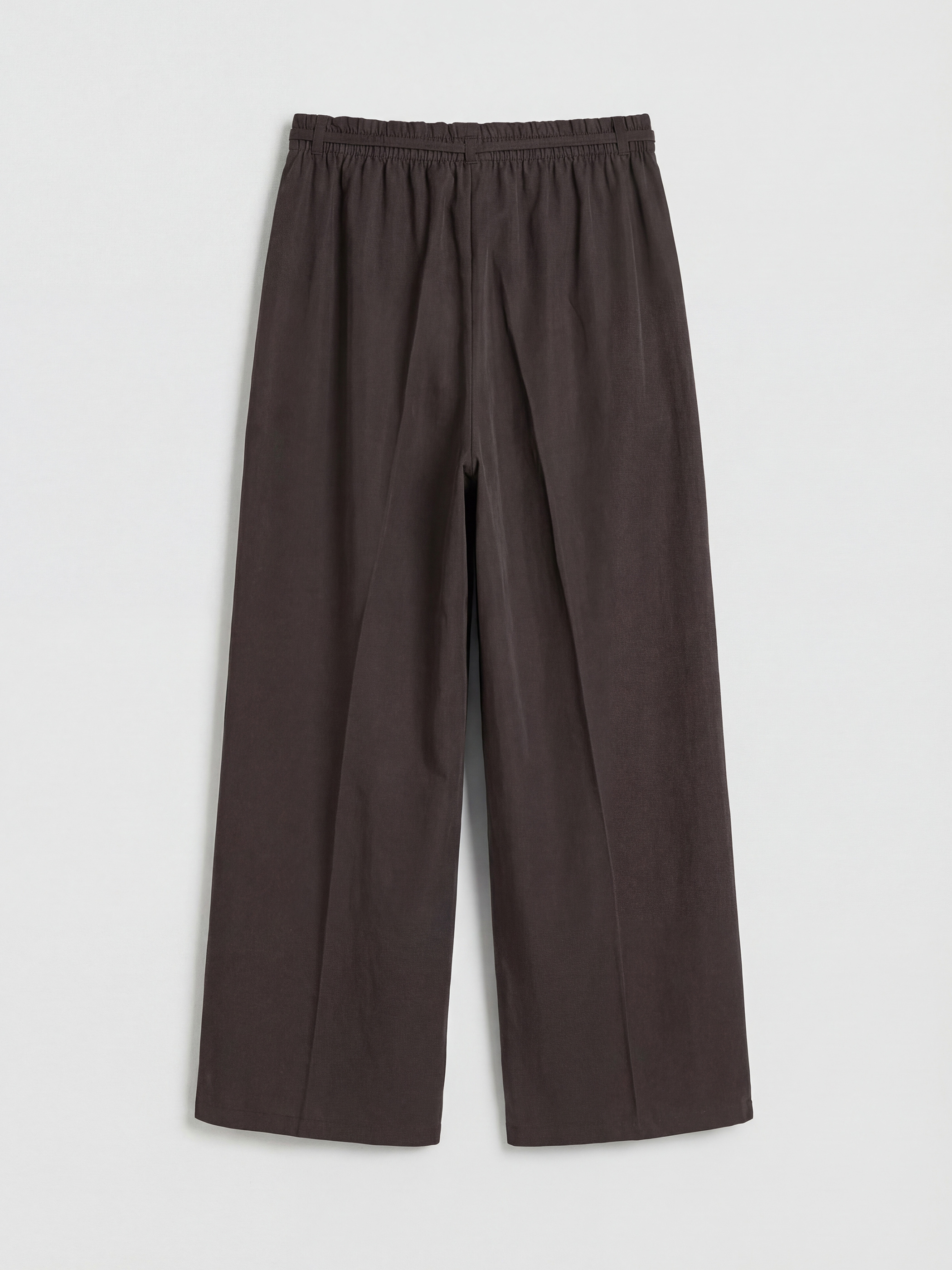 LCW Modest Beli Lastikli Geniş Paça Kadın Pantolon görsel 6