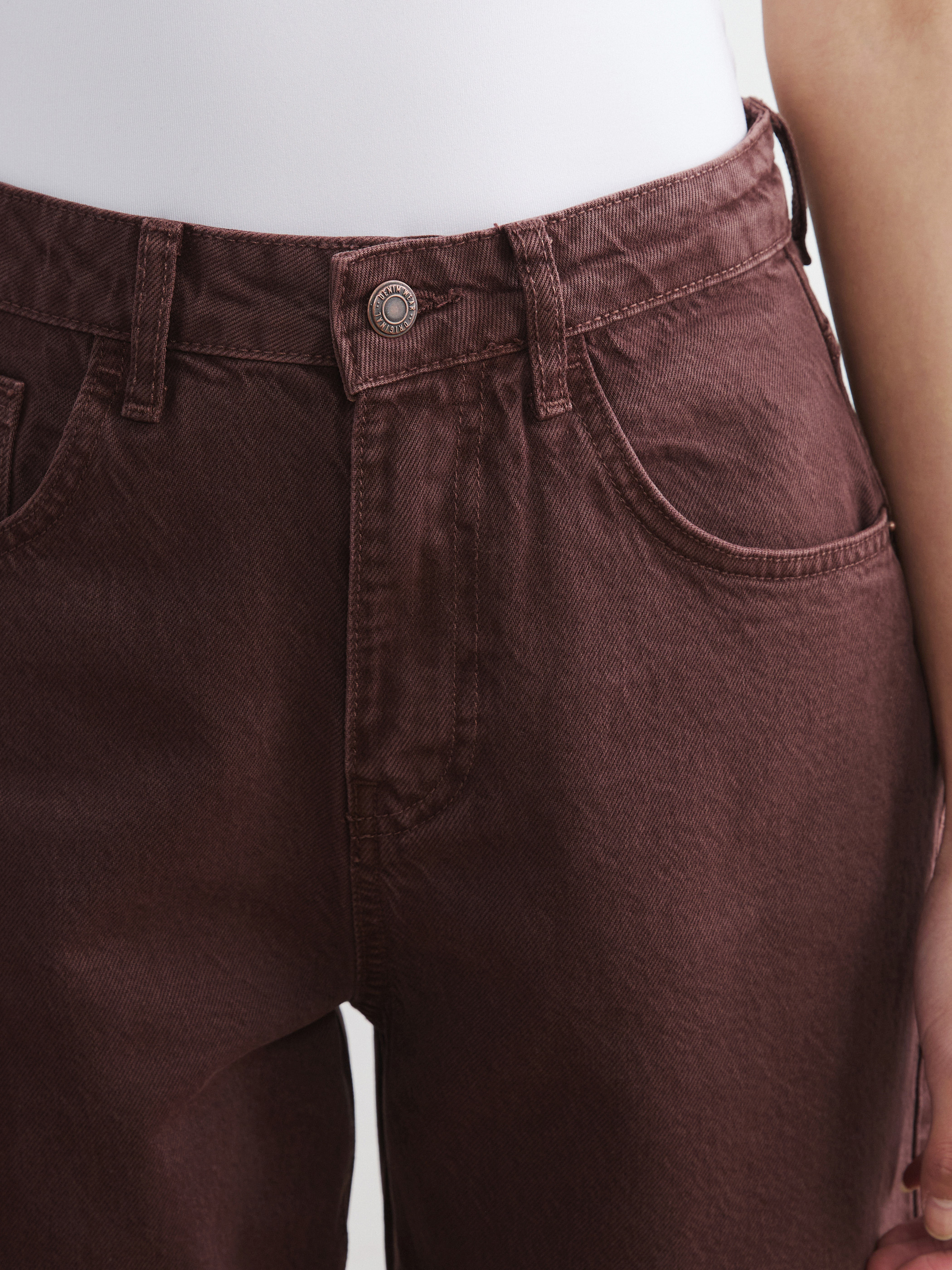 LCW Jeans Barrel Fit Kadın Jean Pantolon görsel 3