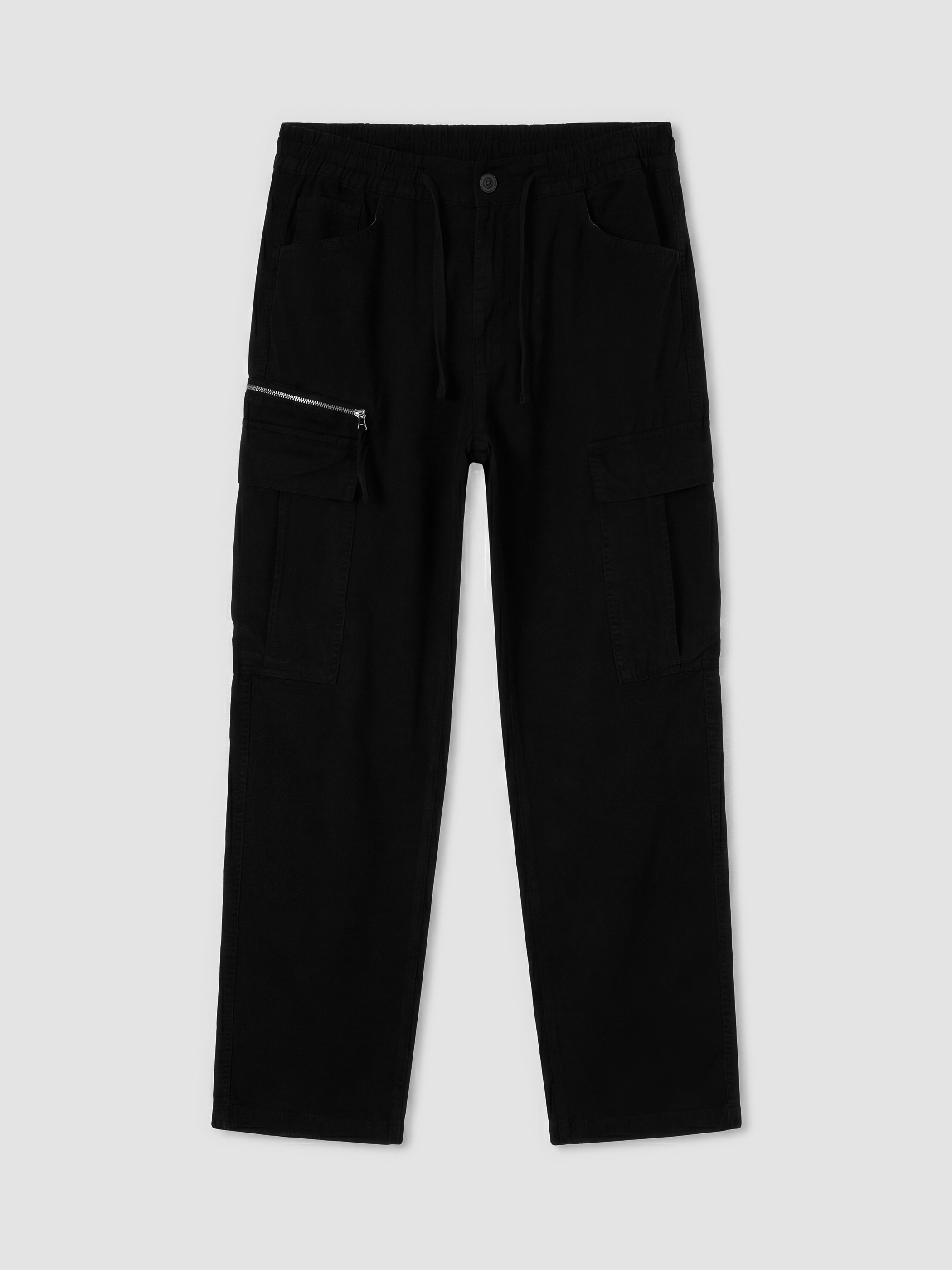 XSIDE Rahat Kalıp Gabardin Erkek Kargo Pantolon görsel 5