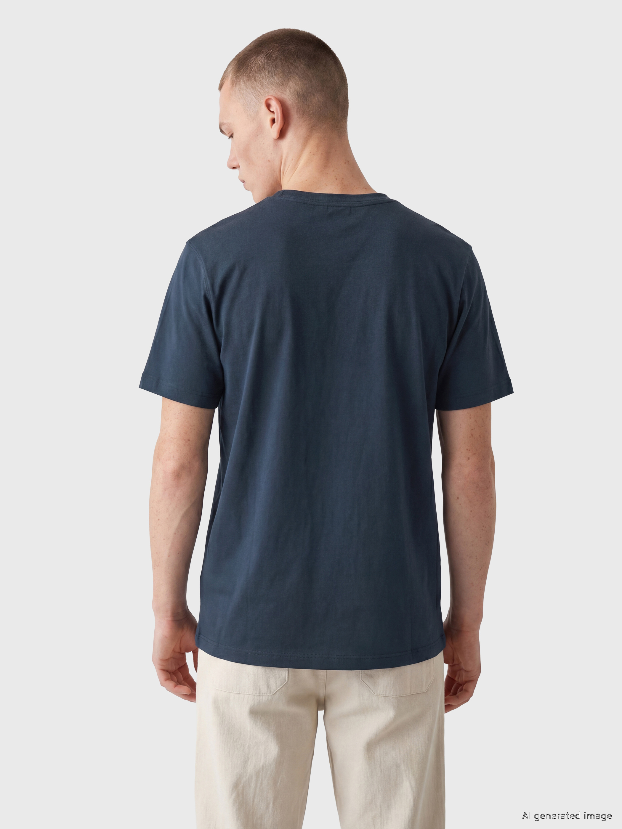 XSIDE %100 Pamuk Basic Tişört görsel 3