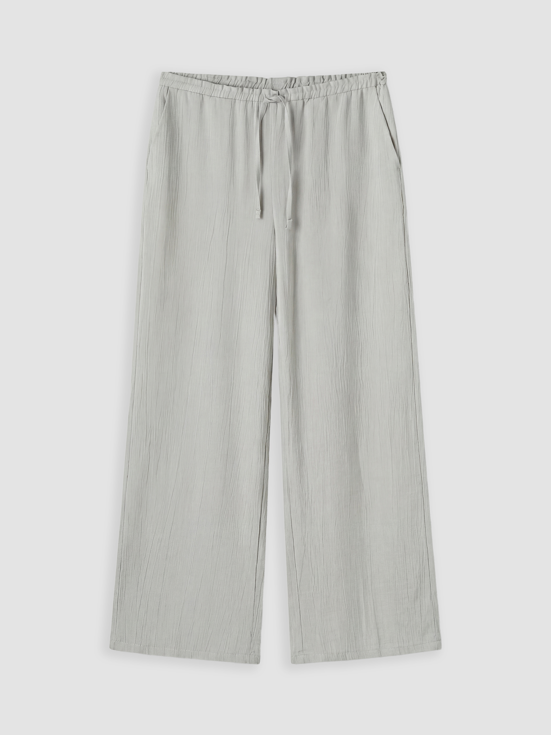 LCW Modest Beli Lastikli Dokulu Kadın Pantolon görsel 5