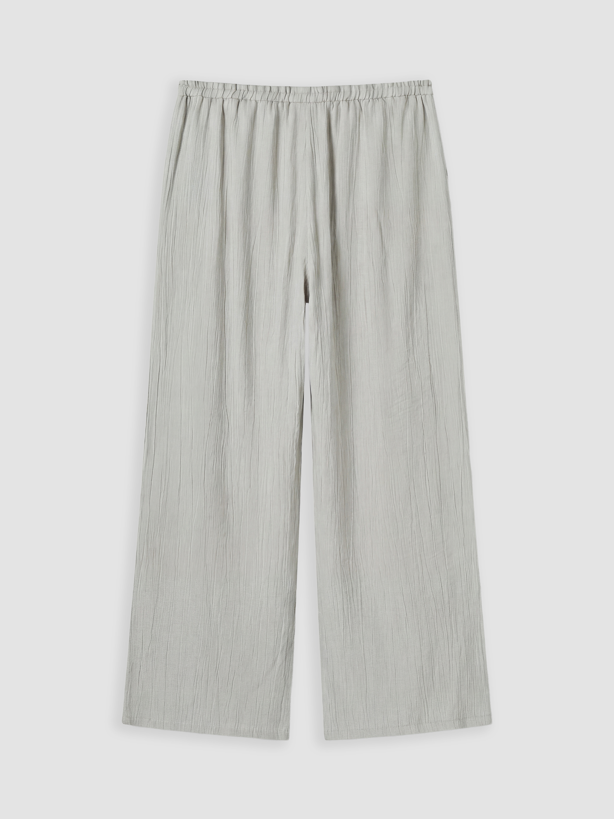 LCW Modest Beli Lastikli Dokulu Kadın Pantolon görsel 6