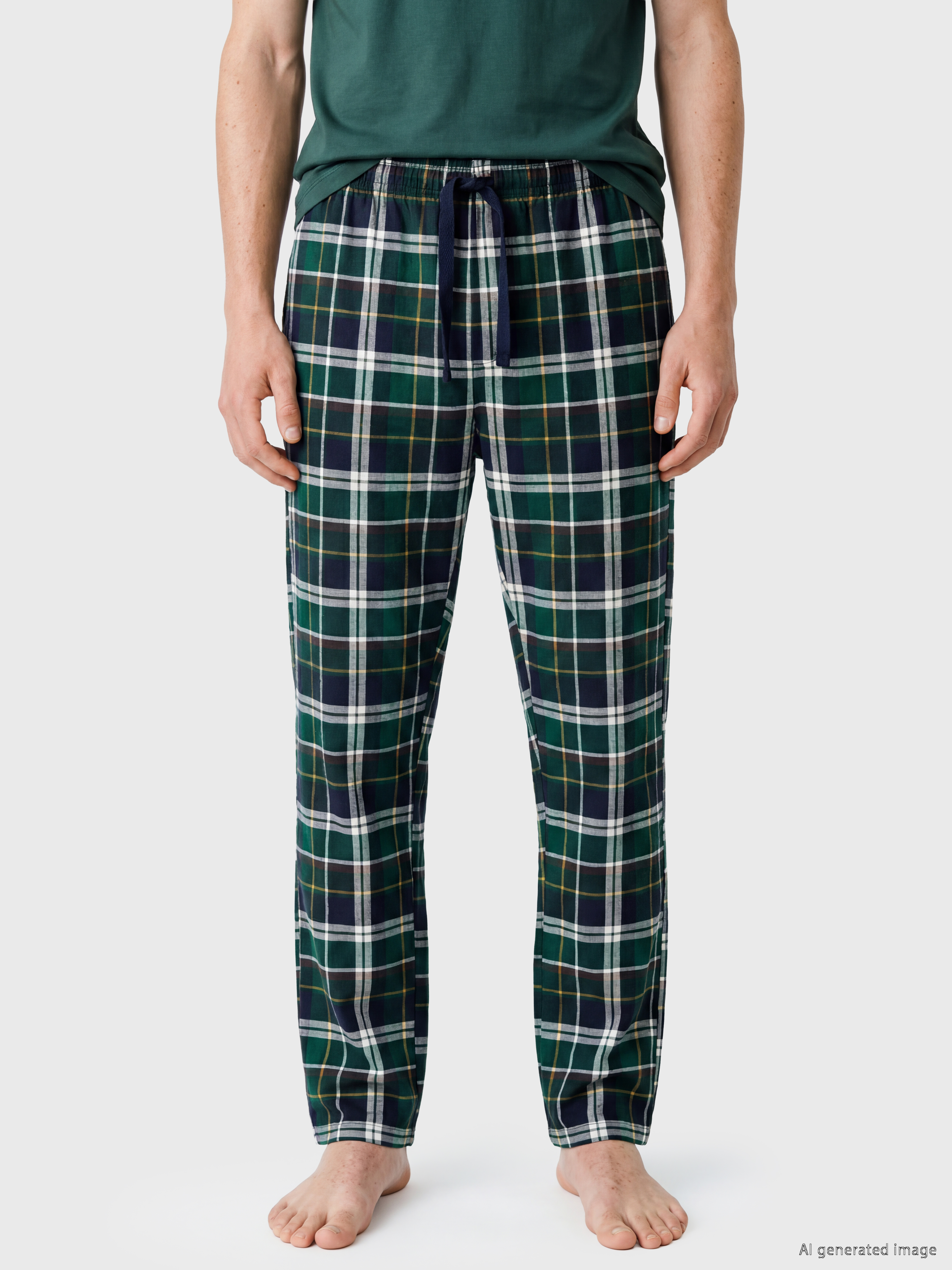 LC WAIKIKI Regular Fit Ekose Erkek Pijama Altı