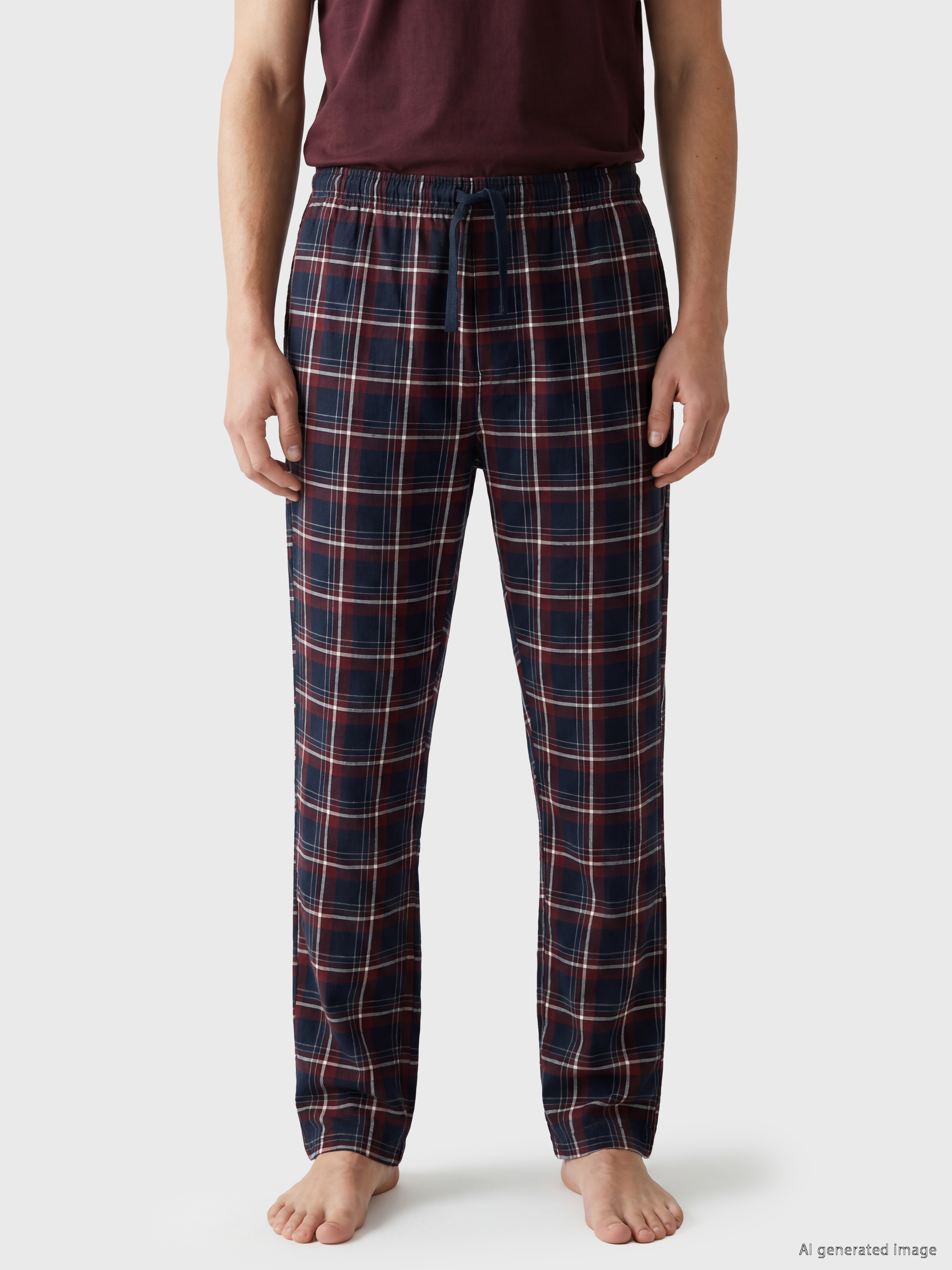 LC WAIKIKI Regular Fit Ekose Erkek Pijama Altı
