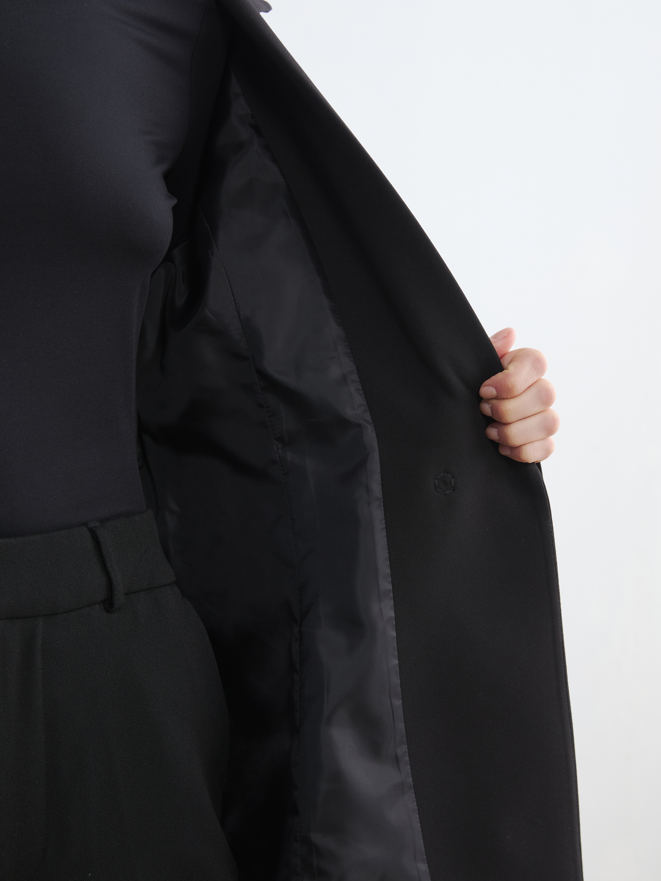LCW Modest Beli Kemerli Kadın Blazer Ceket görsel 4
