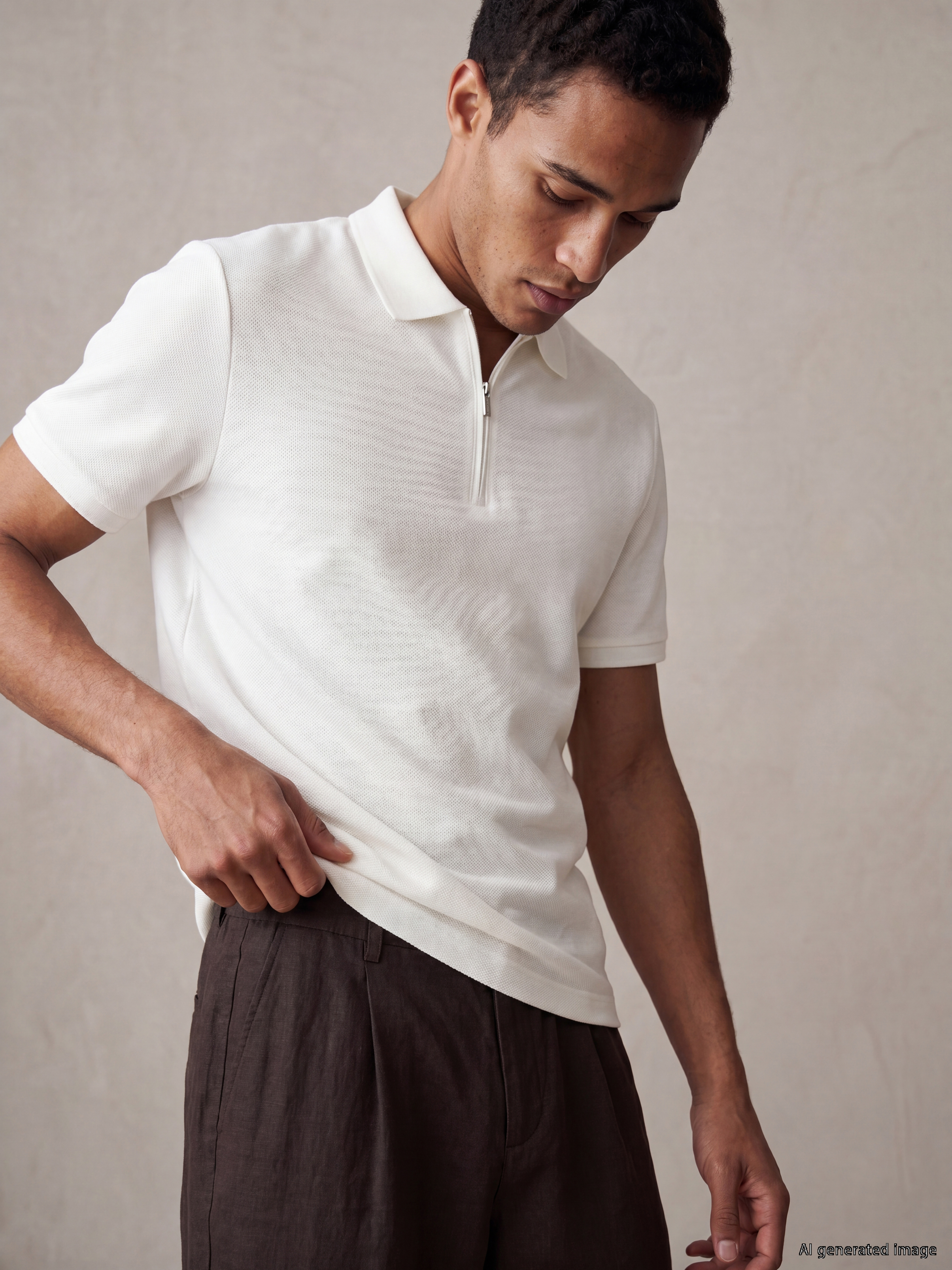 LCW Vision Polo Yaka Pike Erkek Tişört