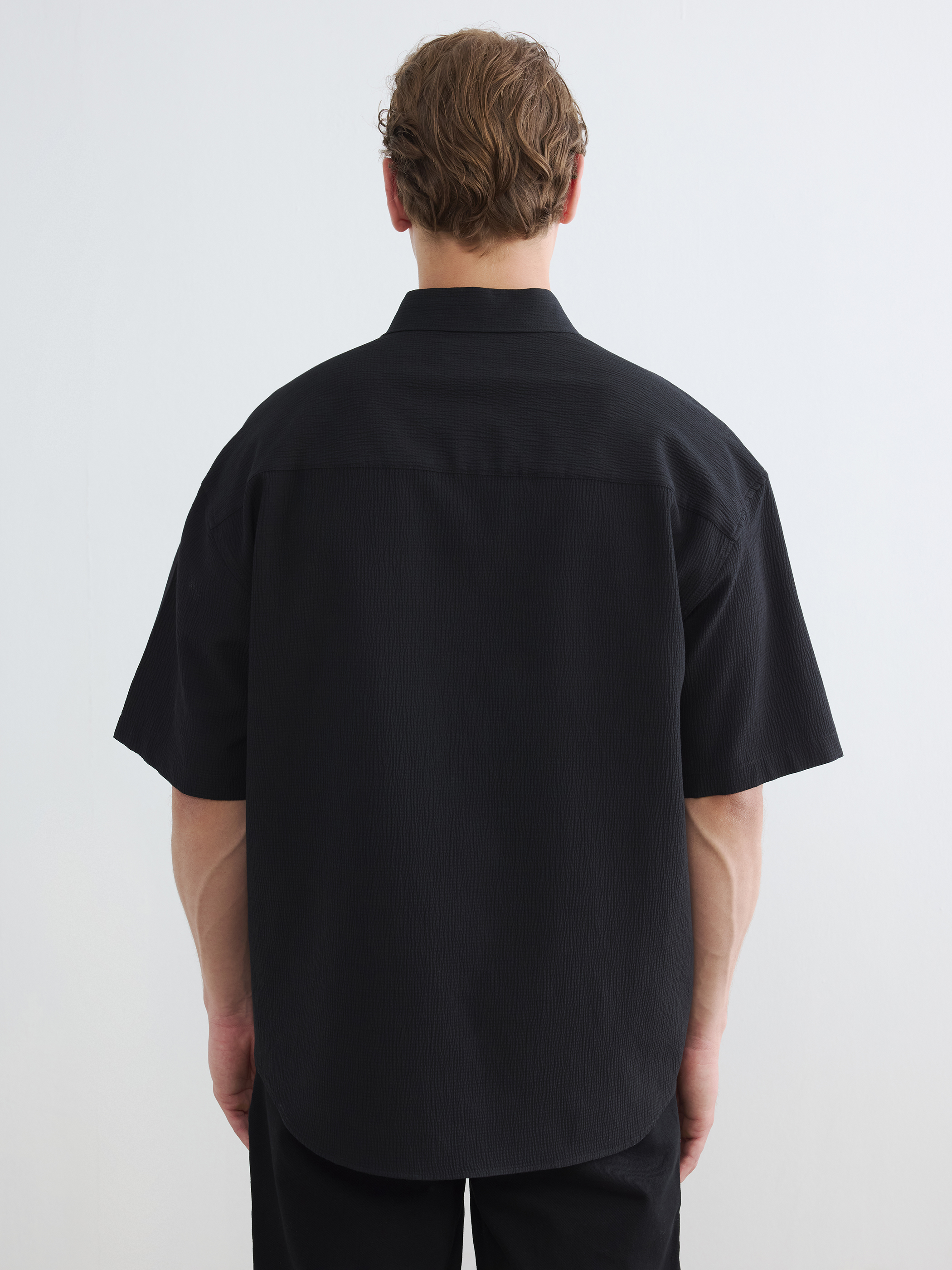 LCW Vision Regular Fit Erkek Dokulu Gömlek görsel 4