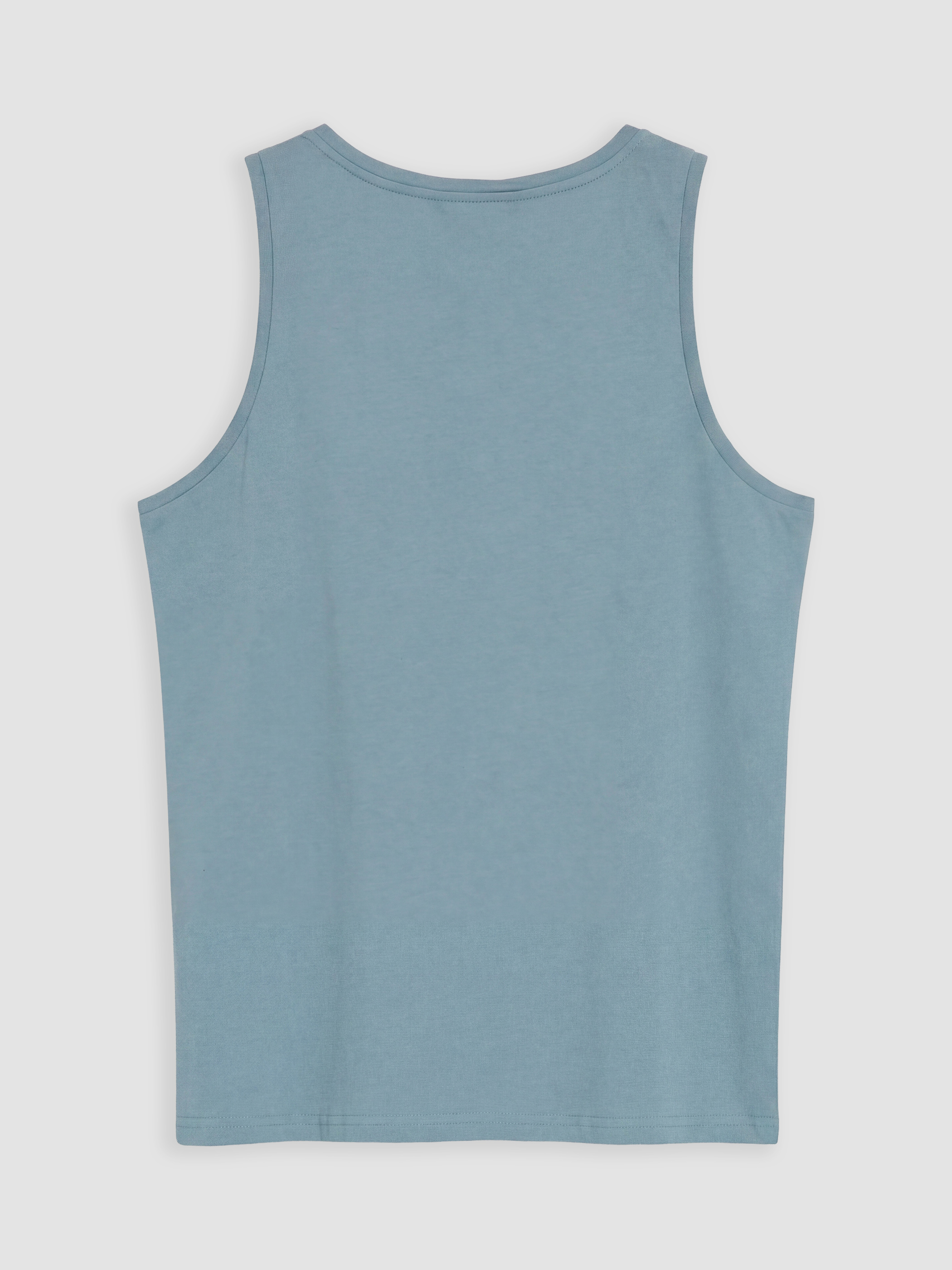 XSIDE Bisiklet Yaka Stitch Nakışlı Erkek Kolsuz Tişört görsel 6