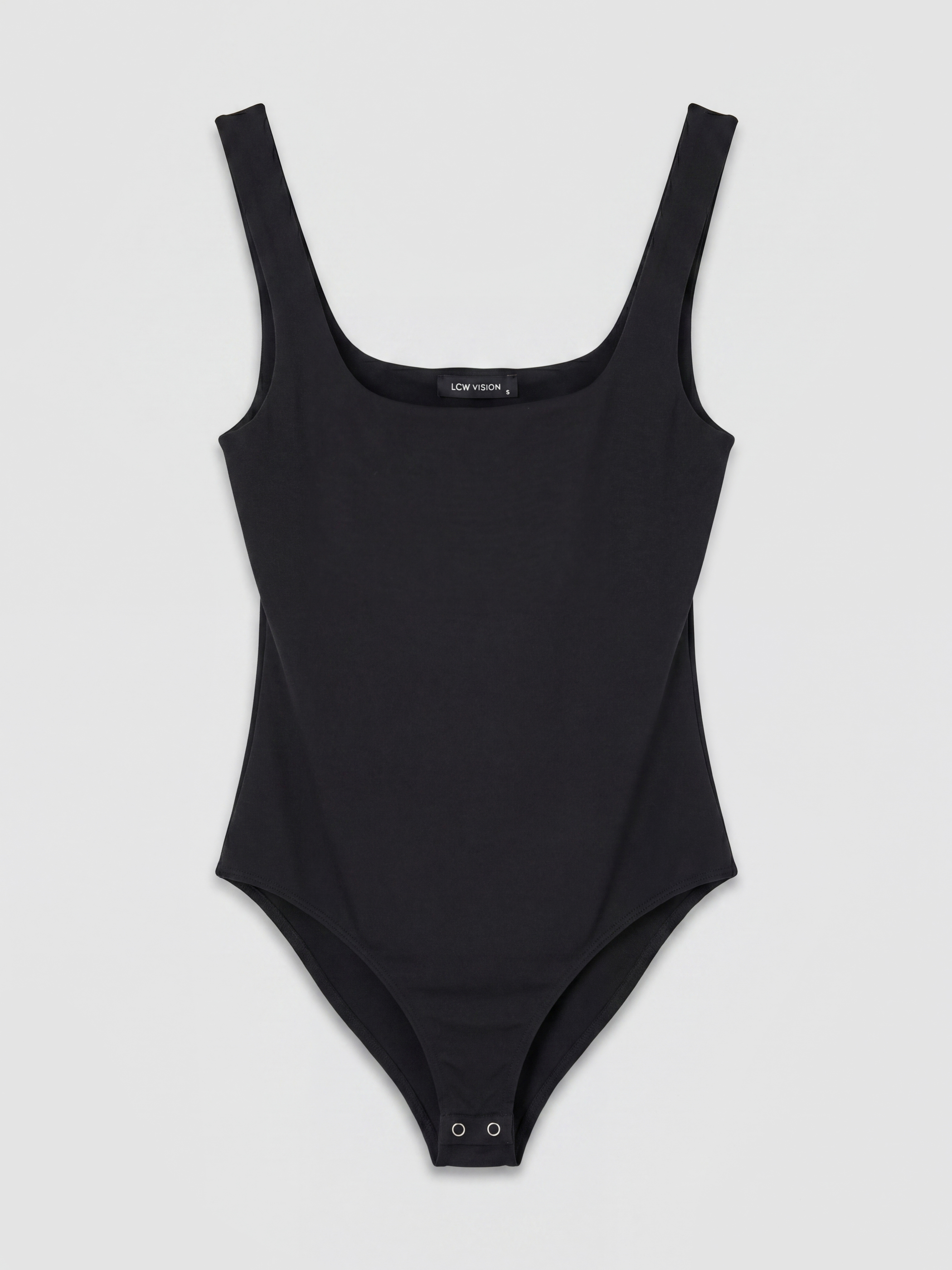 LCW Vision Kare Yaka Kadın Bodysuit