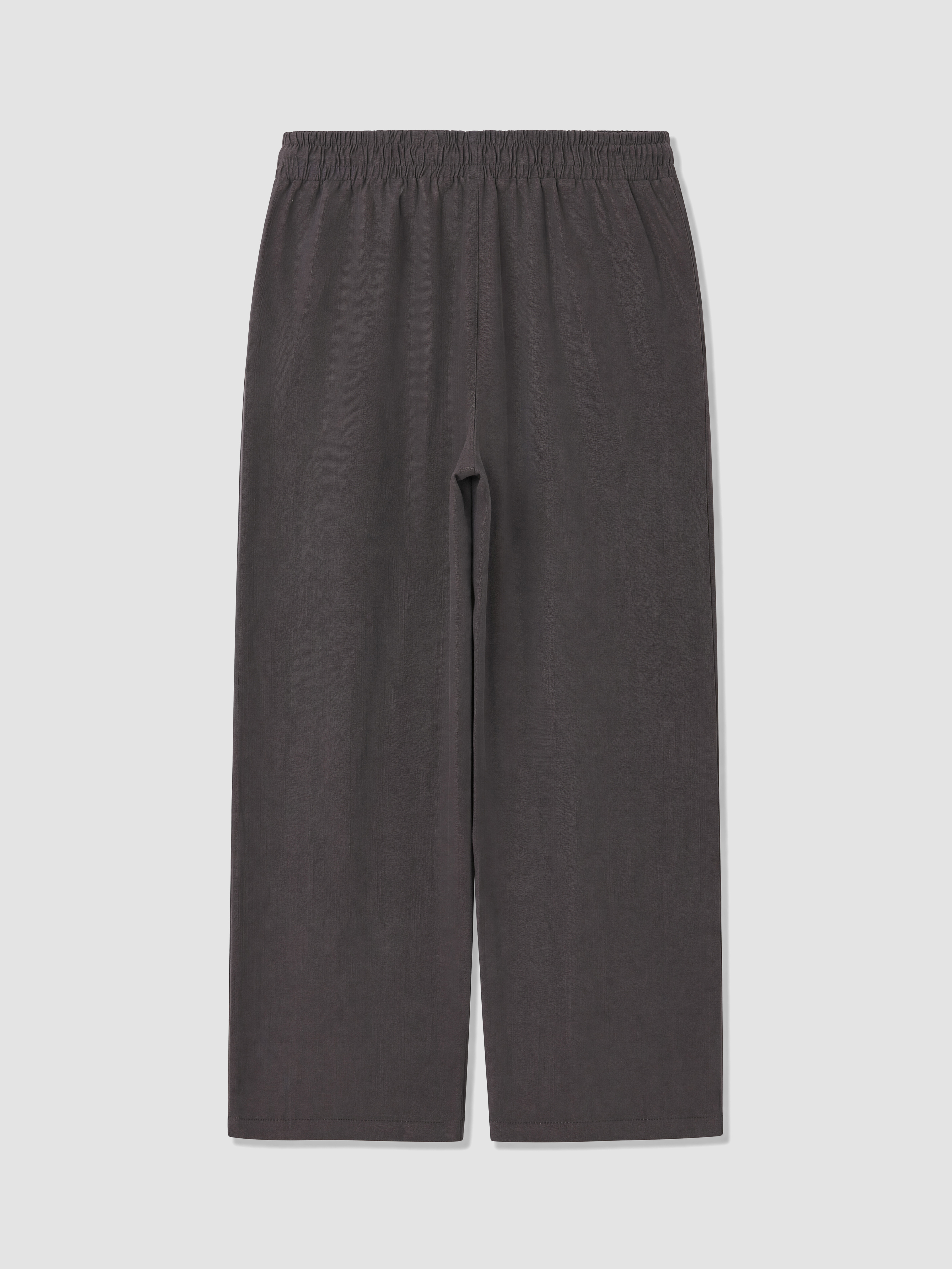 LCWAIKIKI Classic Beli Lastikli Kadın %100 Keten Pantolon görsel 7