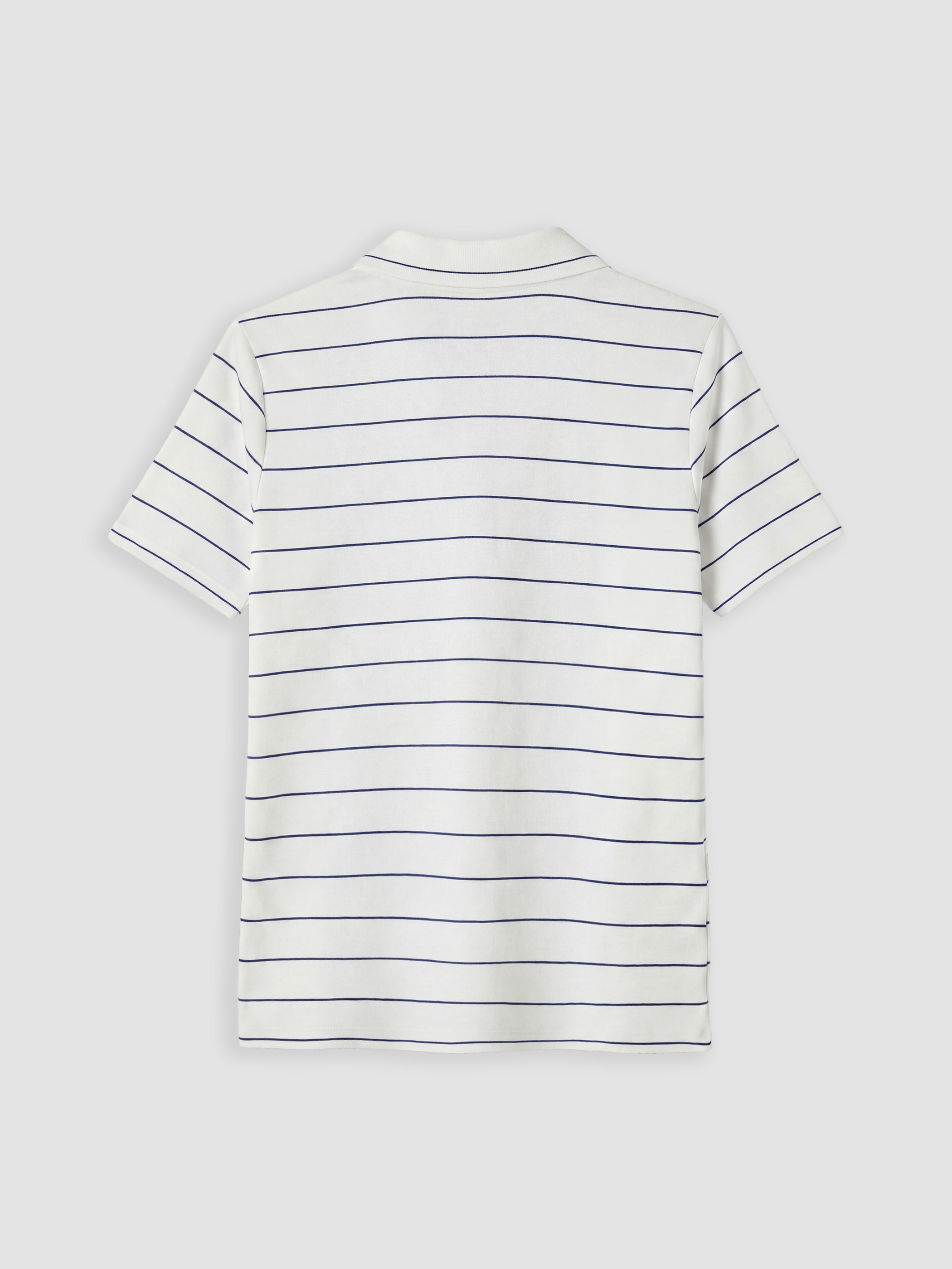 LCW EVERYDAY Polo Yaka Çizgili Kadın Tişört görsel 6
