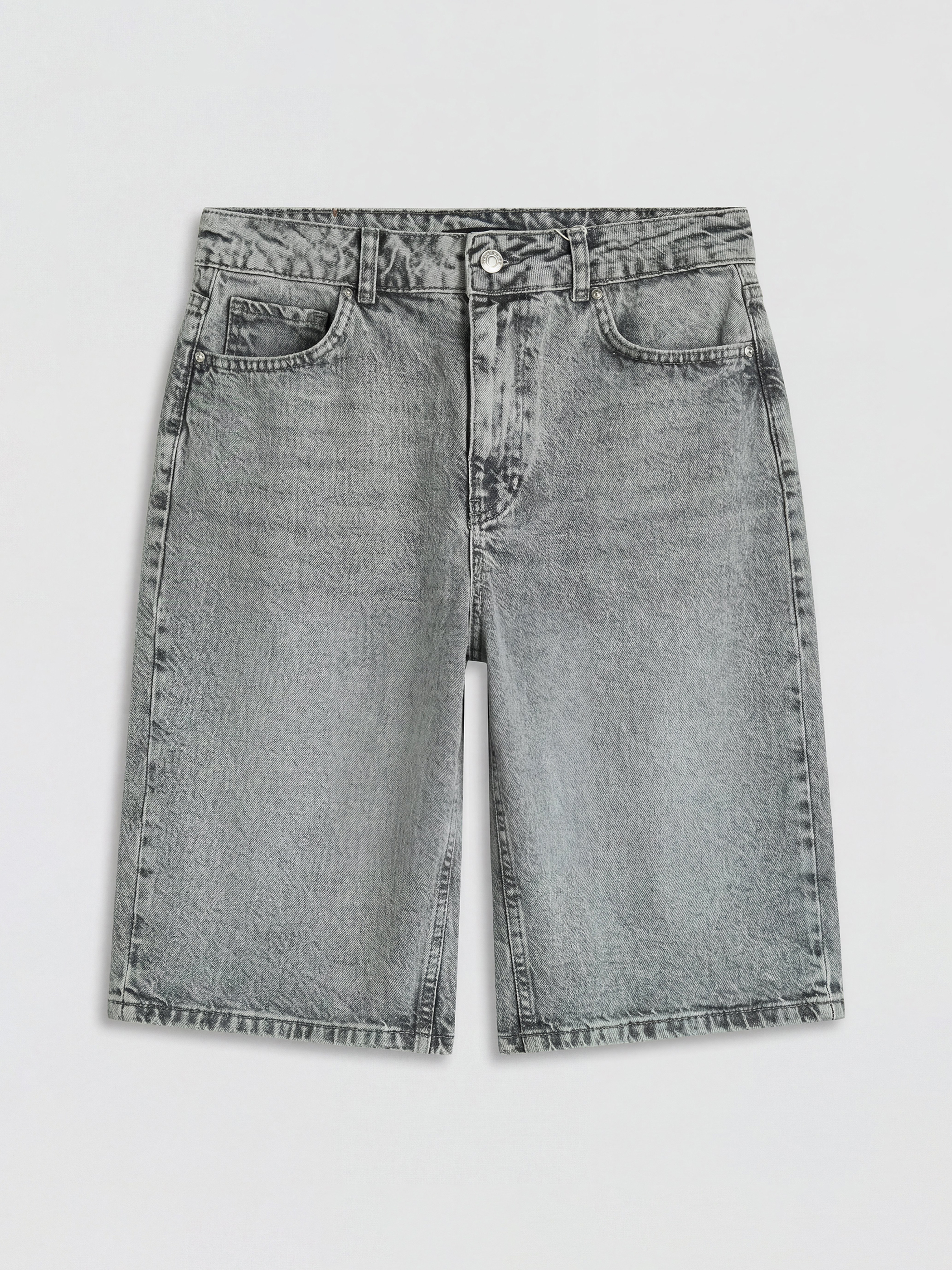 XSIDE Bermuda Fit Kadın Jean Şortolon görsel 5