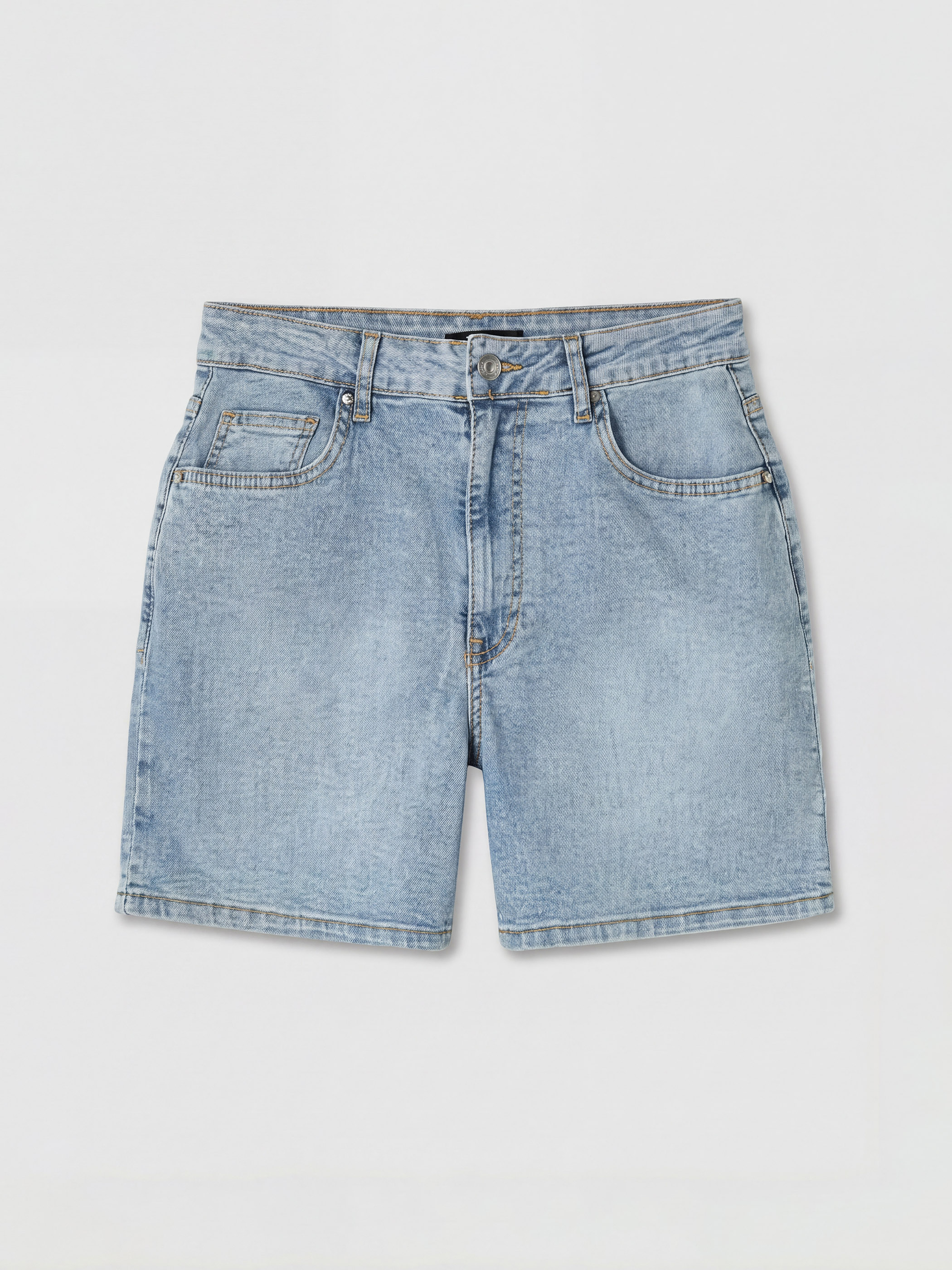 XSIDE Regular Fit Kadın Jean Şort görsel 5