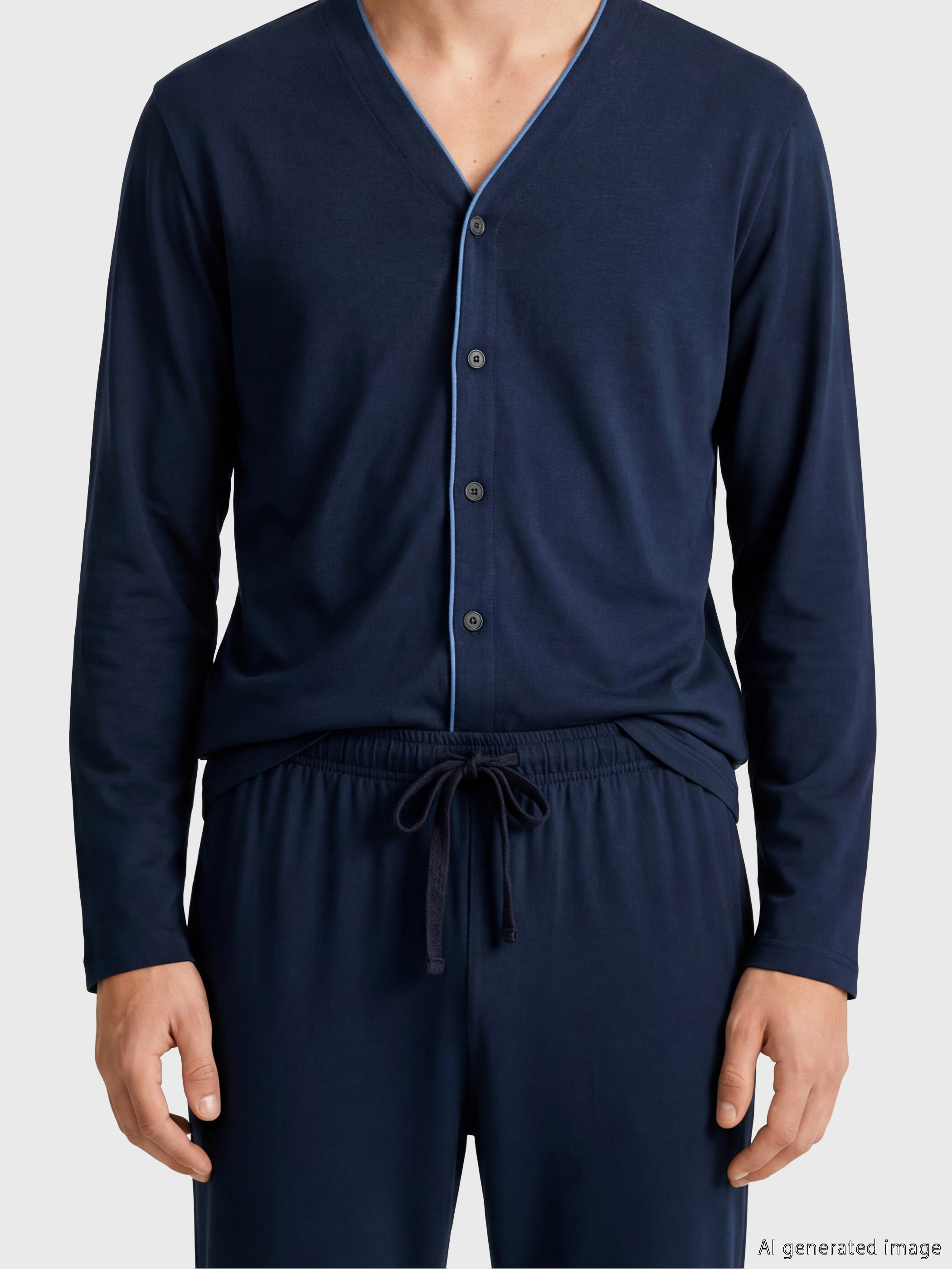 LC WAIKIKI Standart Kalıp Erkek Pijama Takımı görsel 3