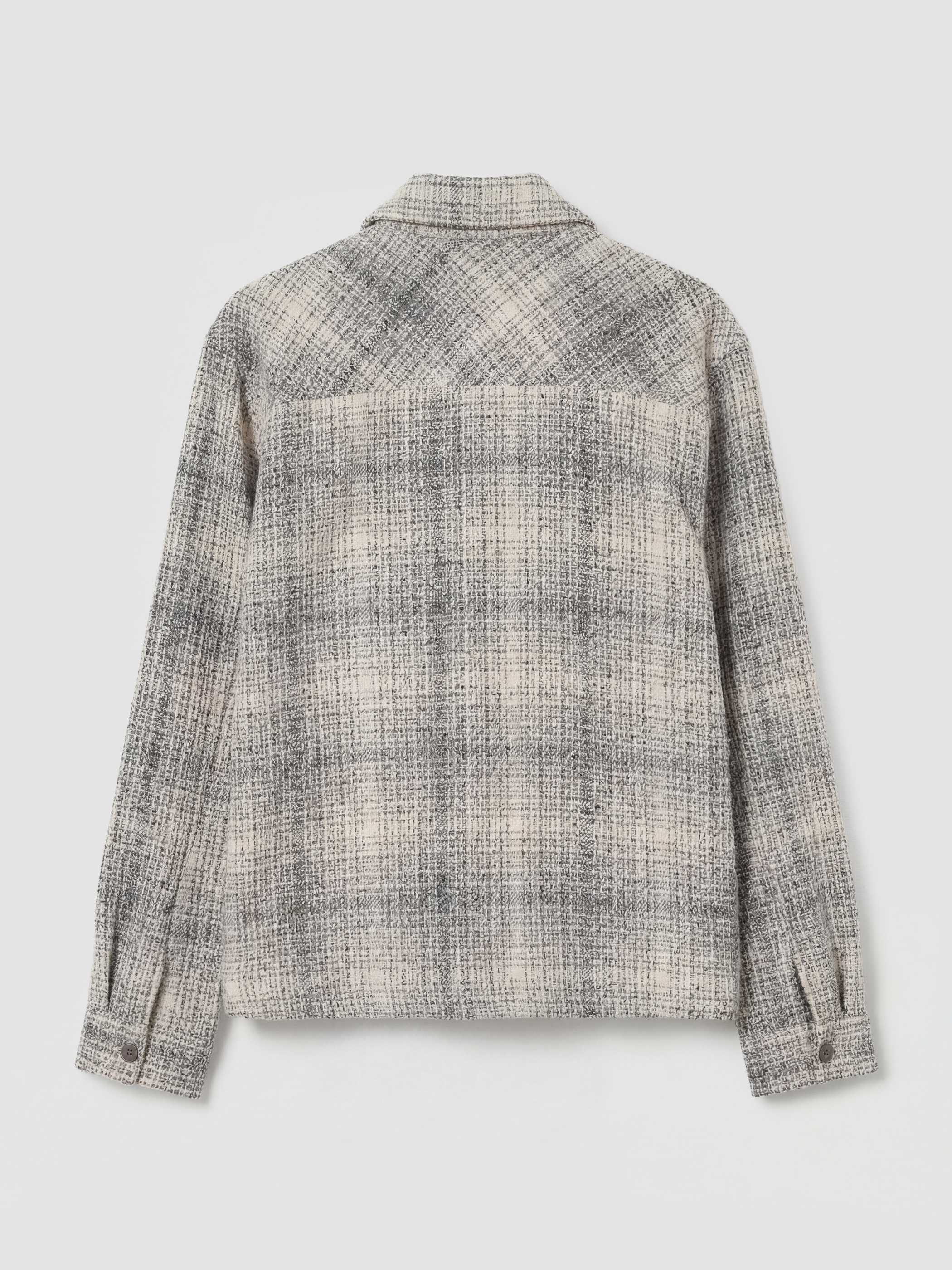 XSIDE Loose Fit Ekose Desenli Erkek Gömlek Ceket görsel 5
