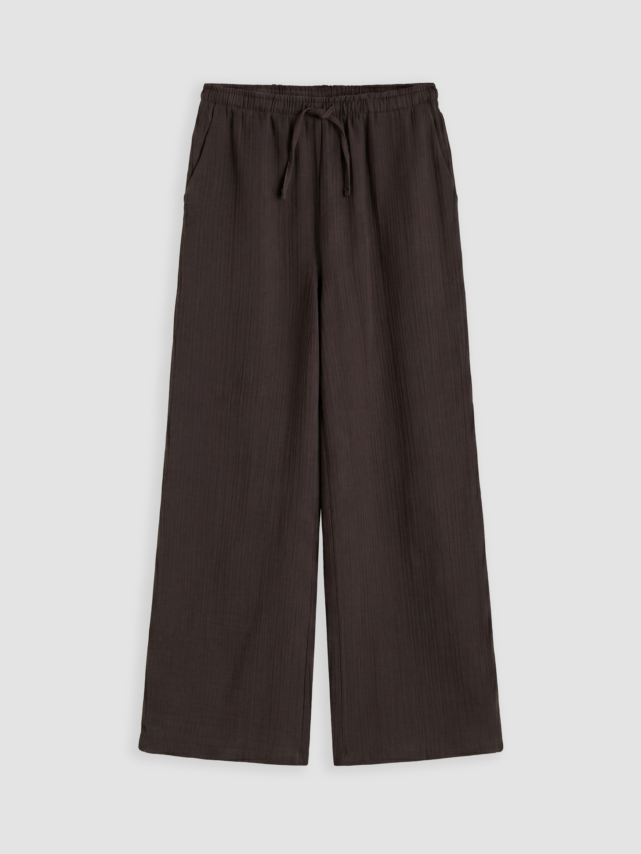 XSIDE Beli Lastikli Müslin Kadın Pantolon görsel 4