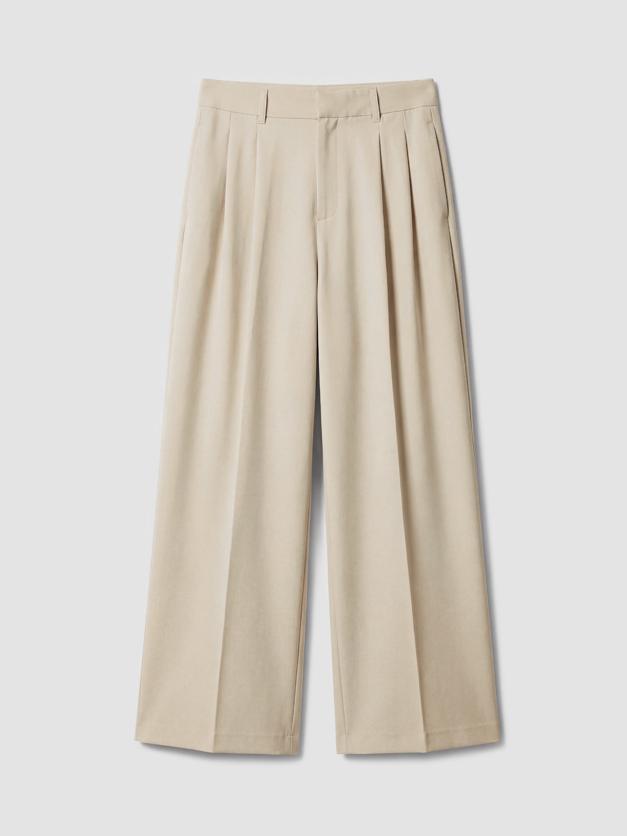 LCW Vision Loose Fit Kadın Pileli Kumaş Pantolon görsel 4