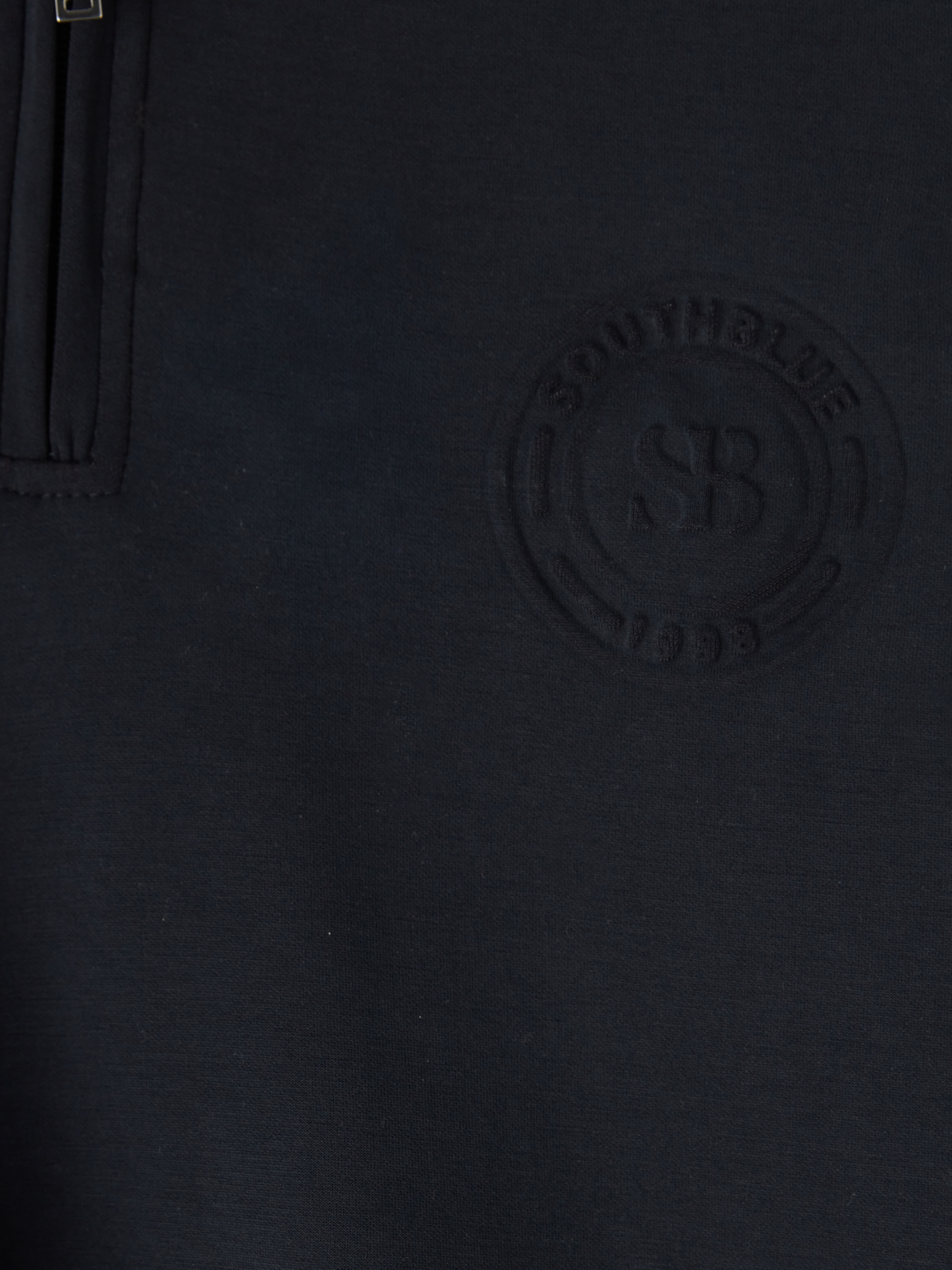 SOUTHBLUE Fermuarlı Dik Yaka Nakışlı Erkek Sweatshirt görsel 7