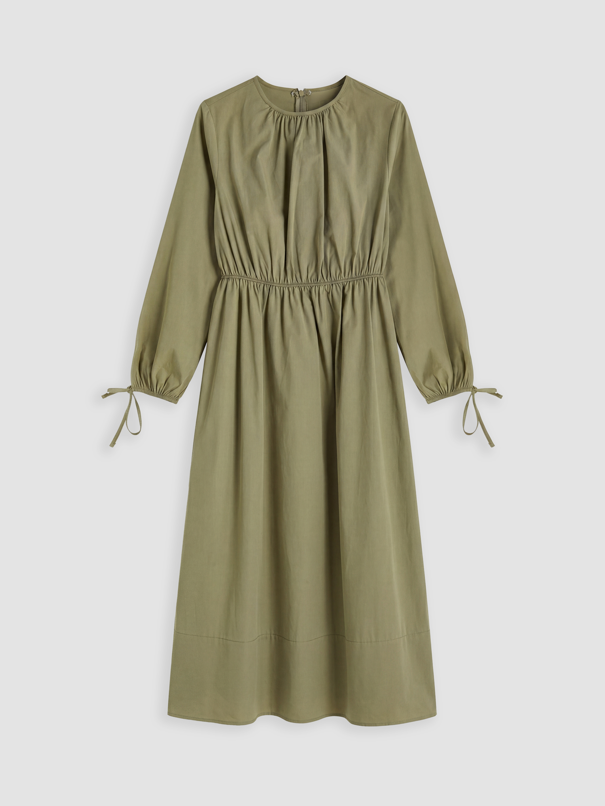 LCW Modest Belden Oturtmalı Poplin Elbise görsel 5