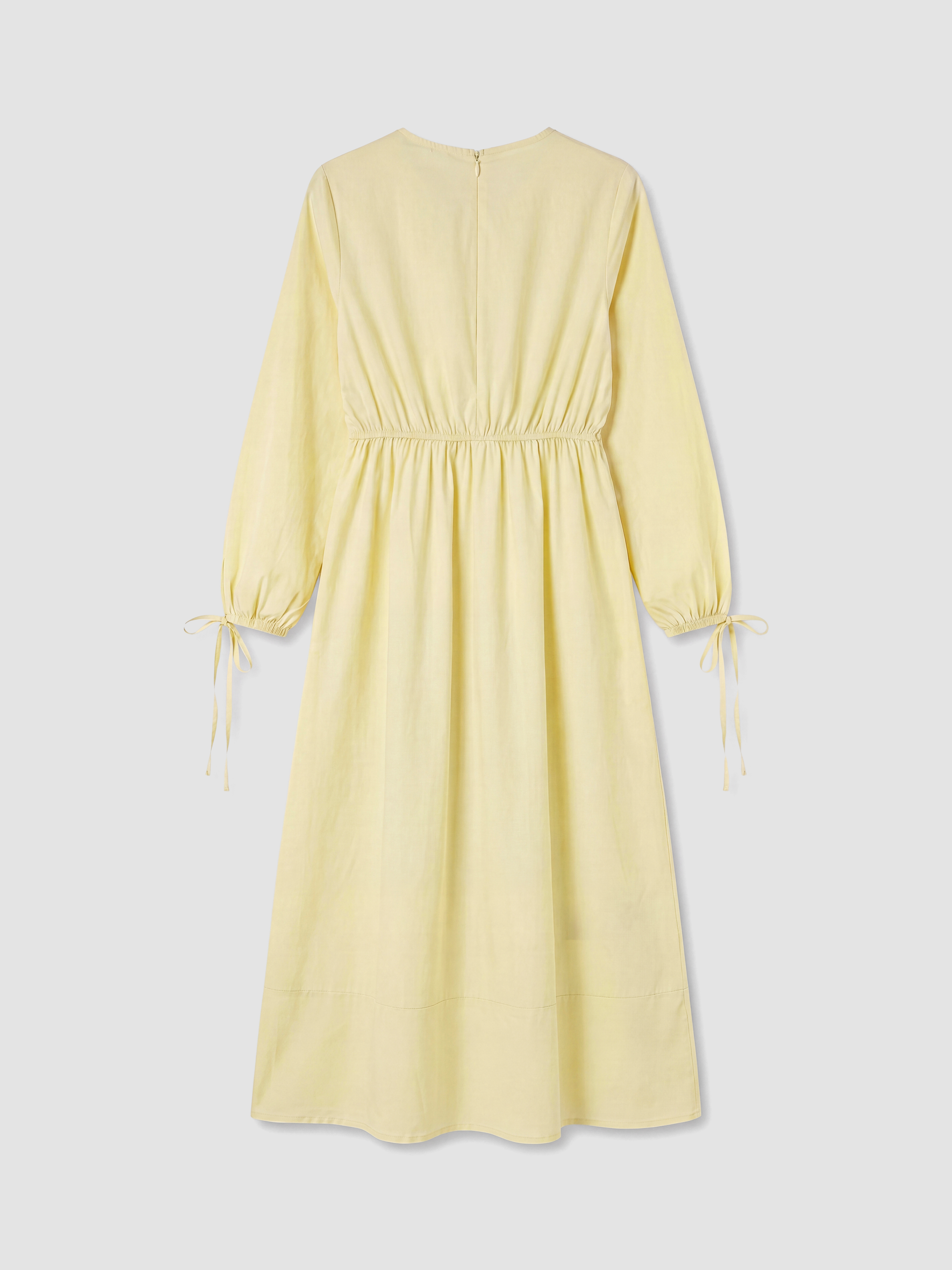 LCW Modest Belden Oturtmalı Poplin Elbise görsel 7