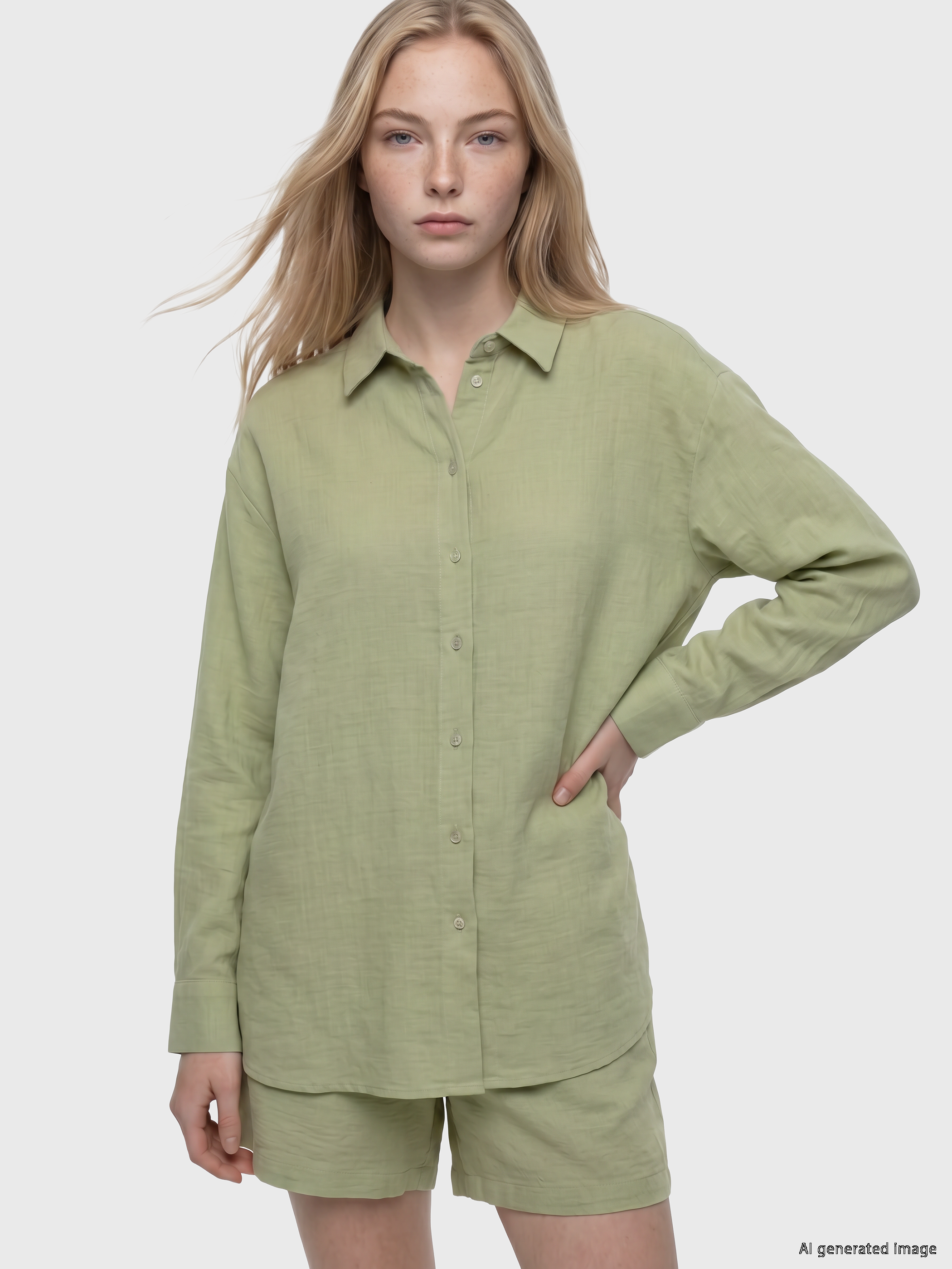 XSIDE Oversize Müslin Kadın Gömlek