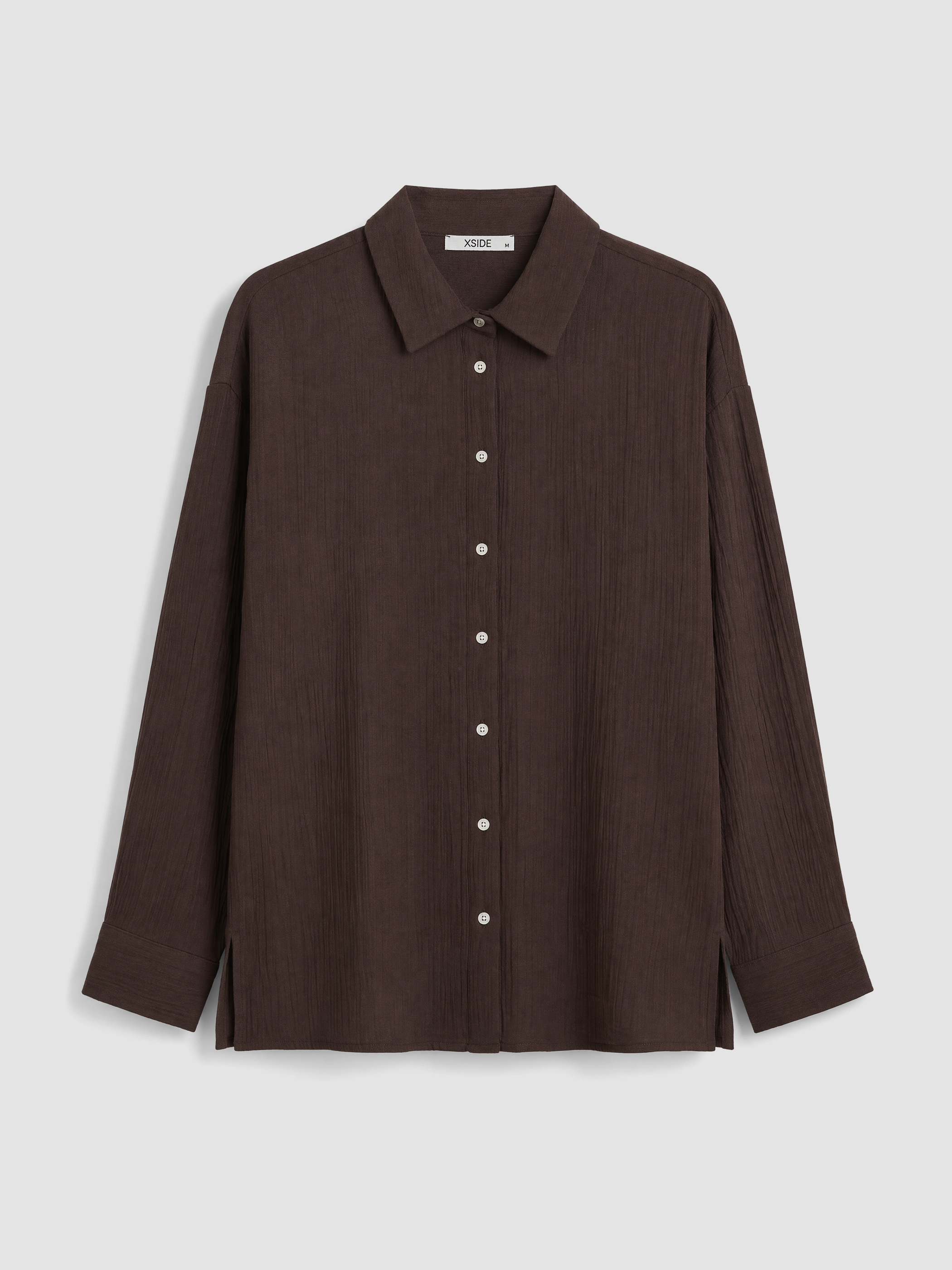 XSIDE Oversize Müslin Kadın Gömlek görsel 5