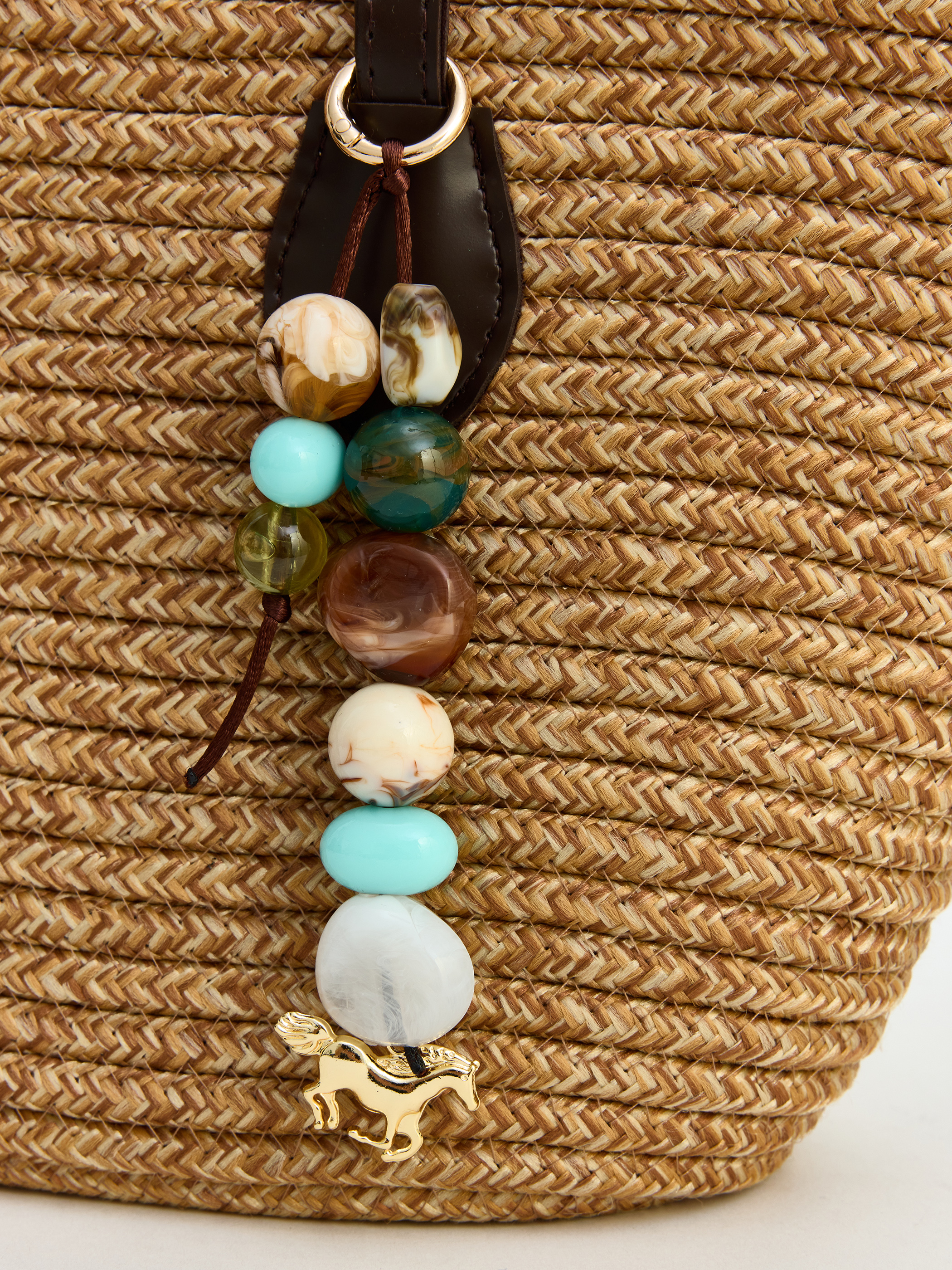 LCW ACCESSORIES Kadın Hasır Omuz Çantası görsel 4