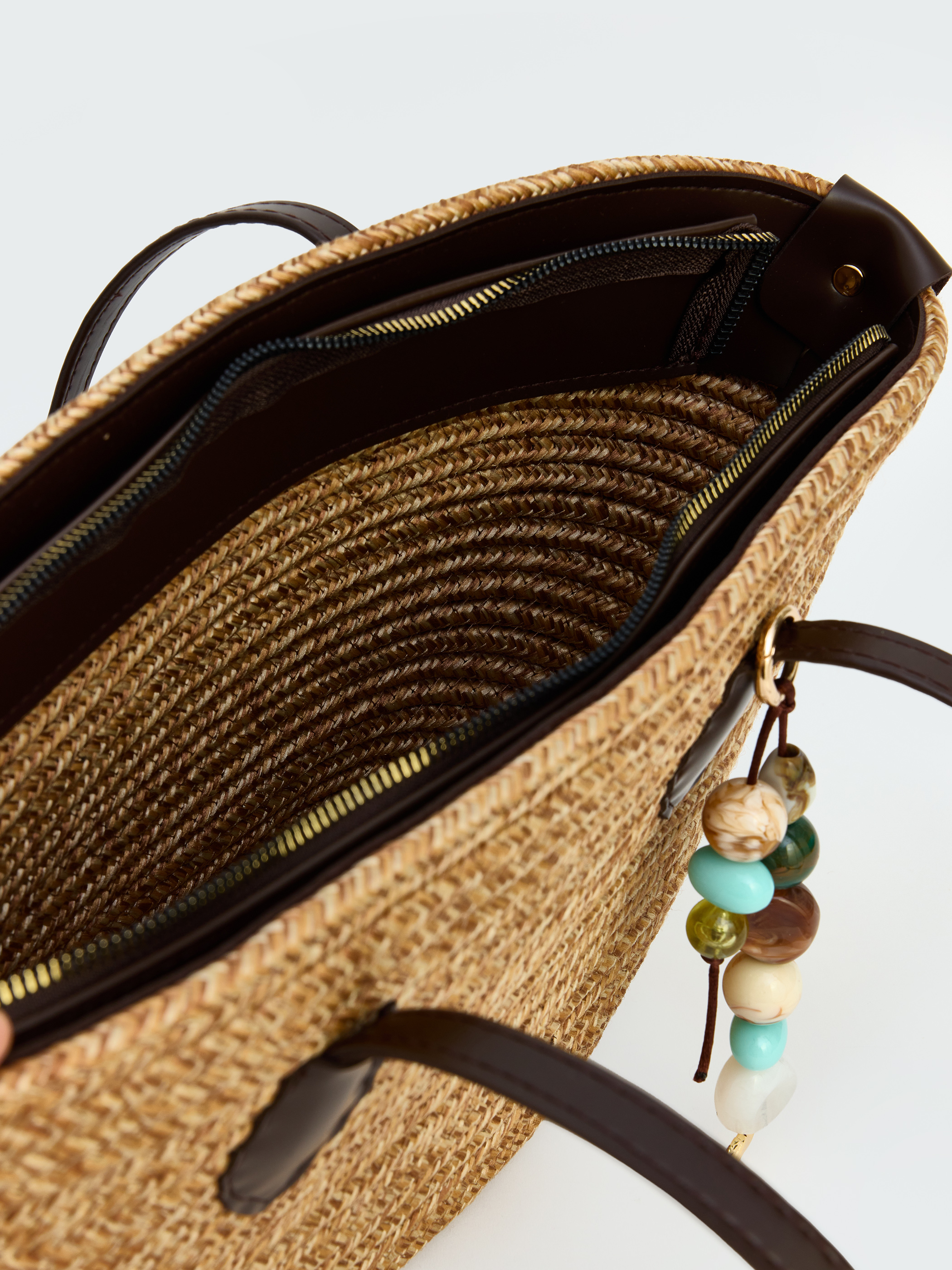 LCW ACCESSORIES Kadın Hasır Omuz Çantası görsel 5