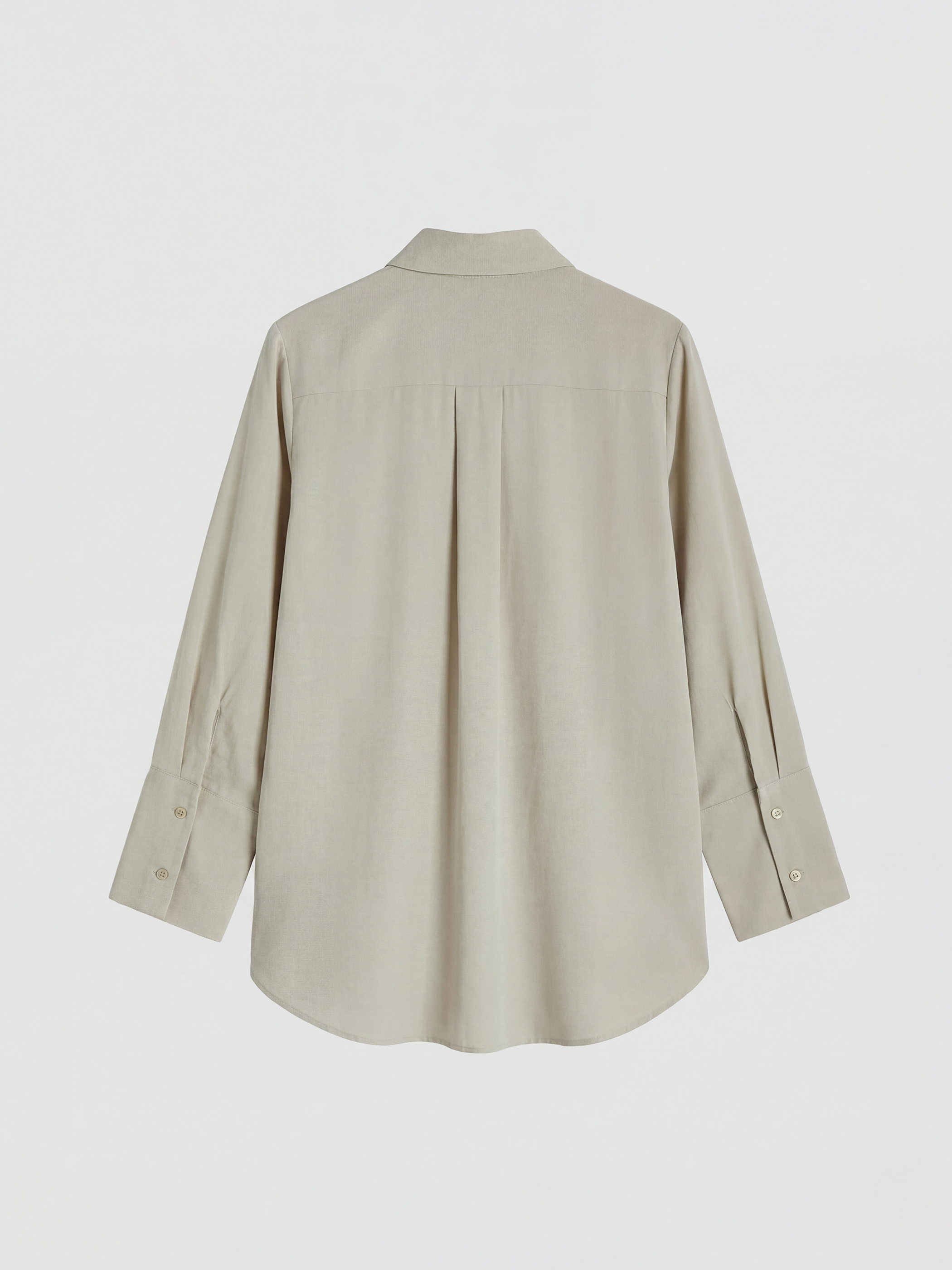 LCW Modest Oversize Keten Karışımlı Kadın Gömlek Tunik görsel 6
