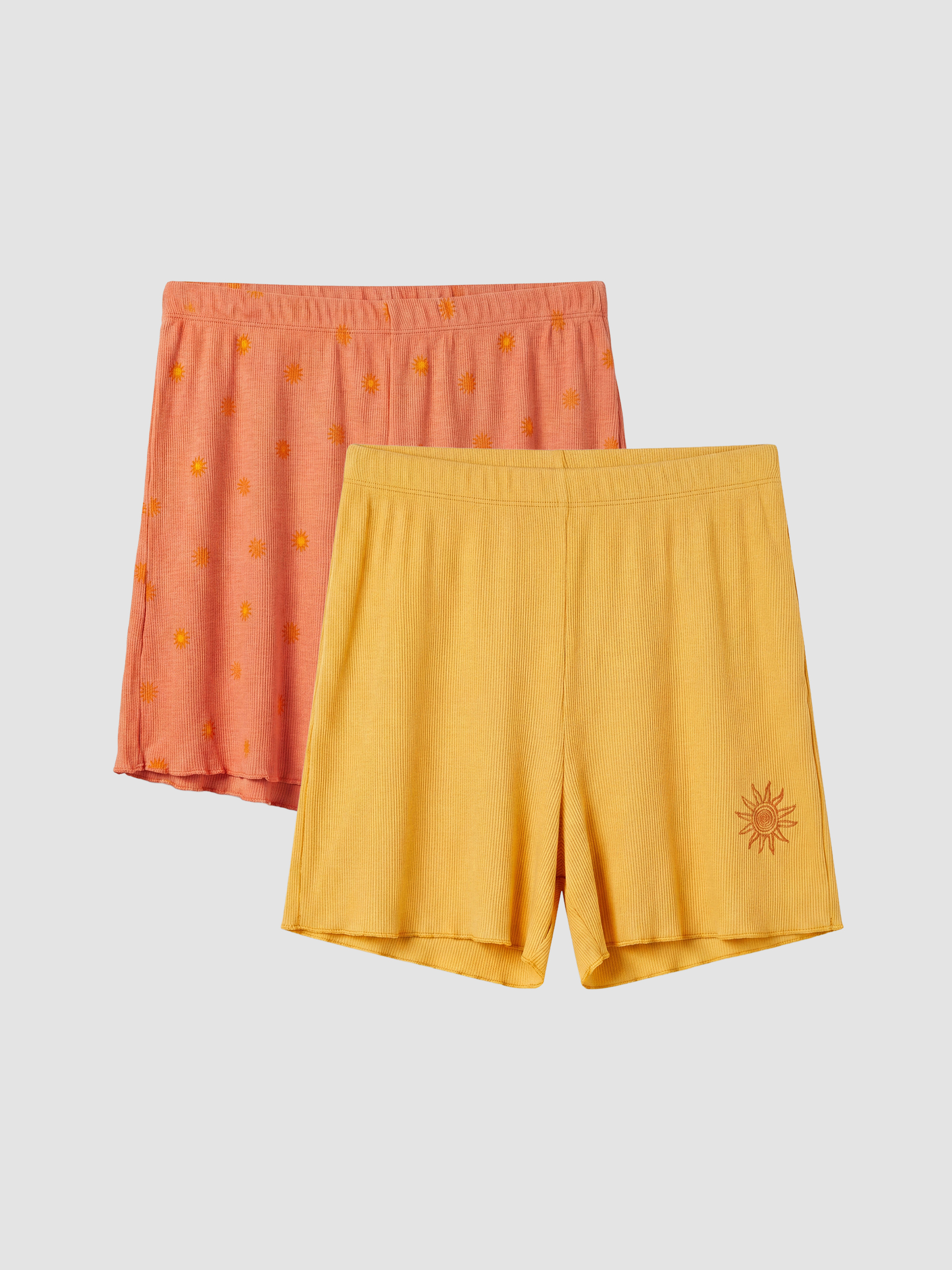 LCW DREAM Desenli Kadın Şort Pijama Alt 2'li