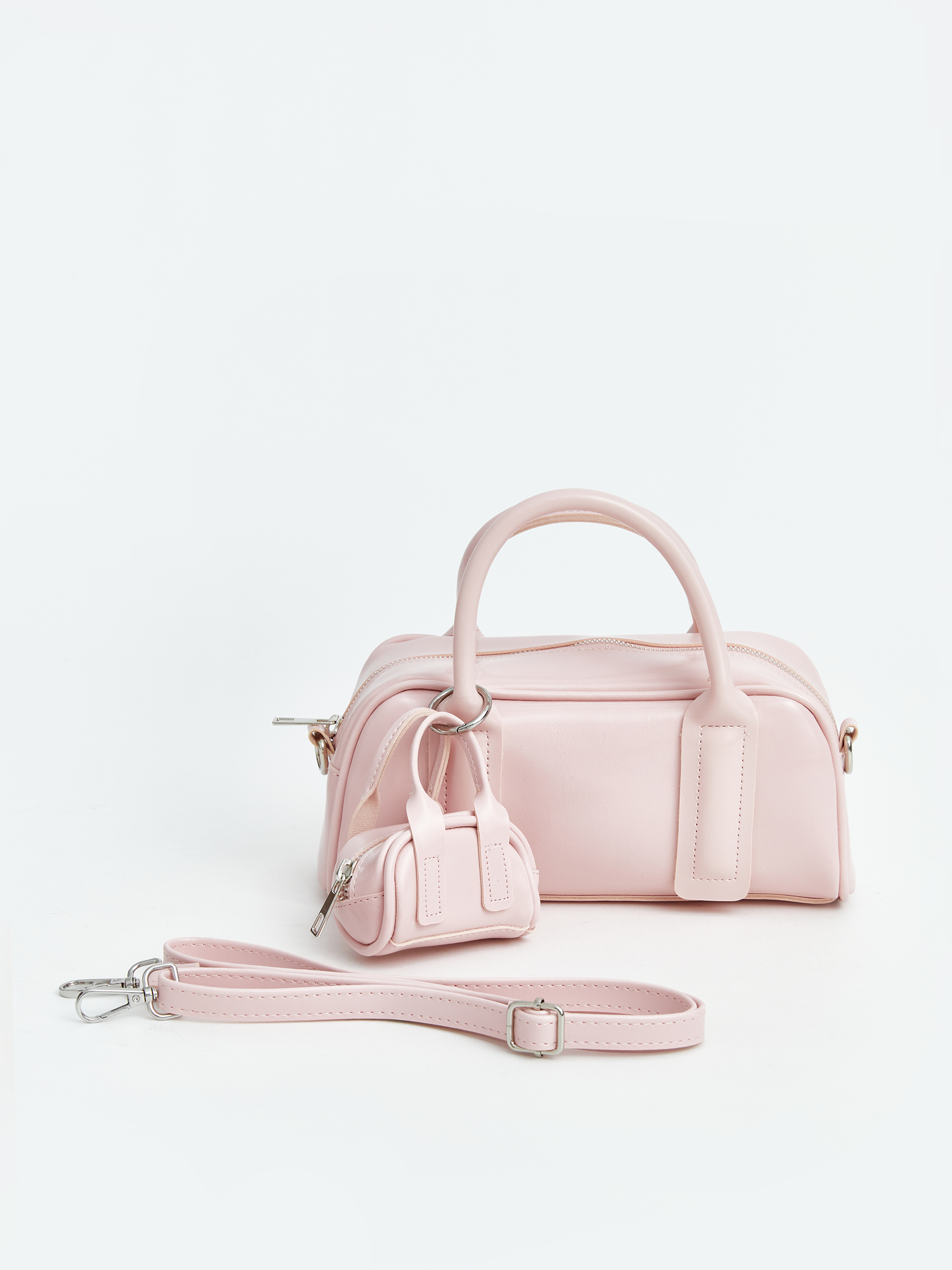 LCW ACCESSORIES Deri Görünümlü Kadın Omuz Çantası görsel 3