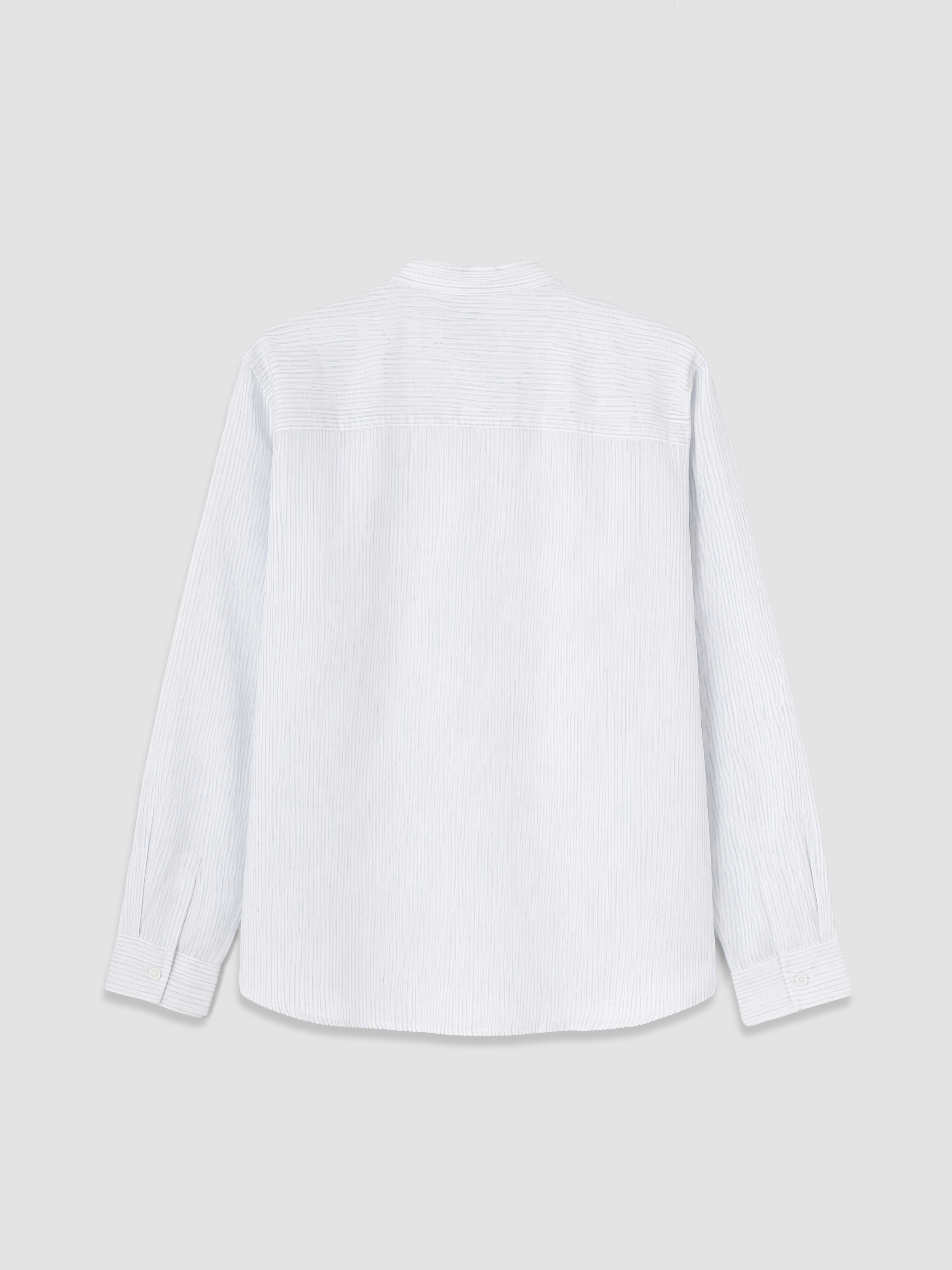 XSIDE Regular Fit Hakim Yaka Çizgili Poplin Erkek Gömlek görsel 6