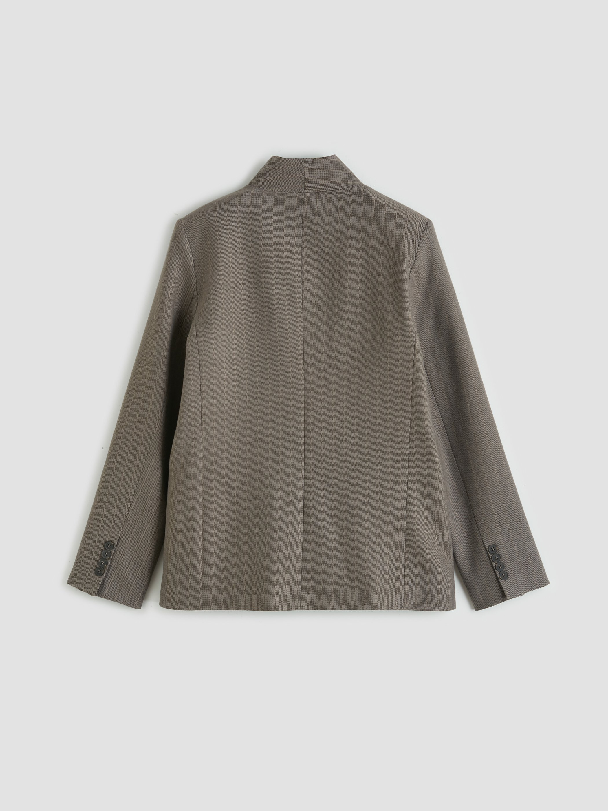 LCW Vision Şal Yaka Çizgili Kadın Blazer Ceket görsel 6