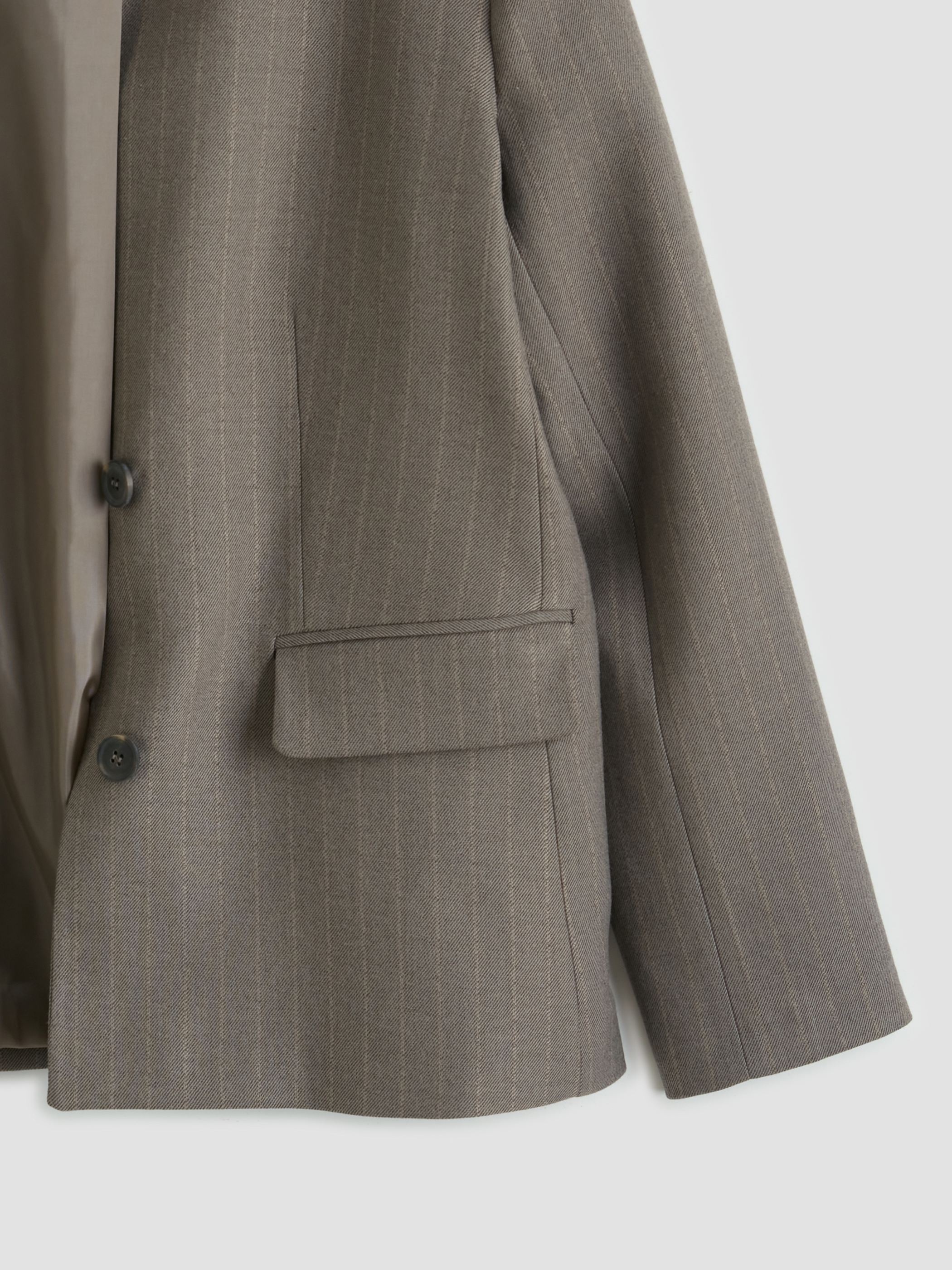 LCW Vision Şal Yaka Çizgili Kadın Blazer Ceket görsel 7