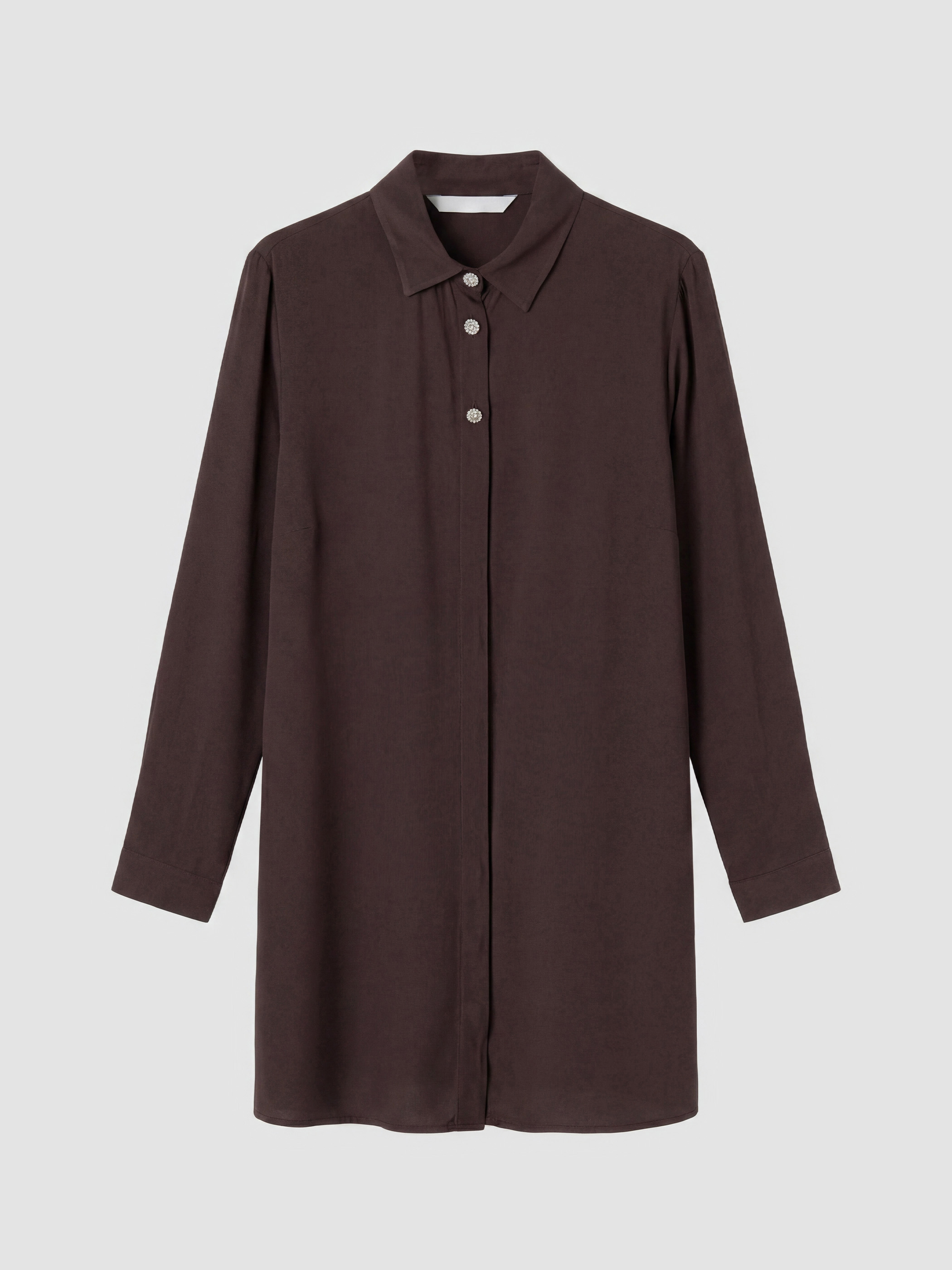 LCW Grace Regular Fit Kadın Gömlek Tunik görsel 7