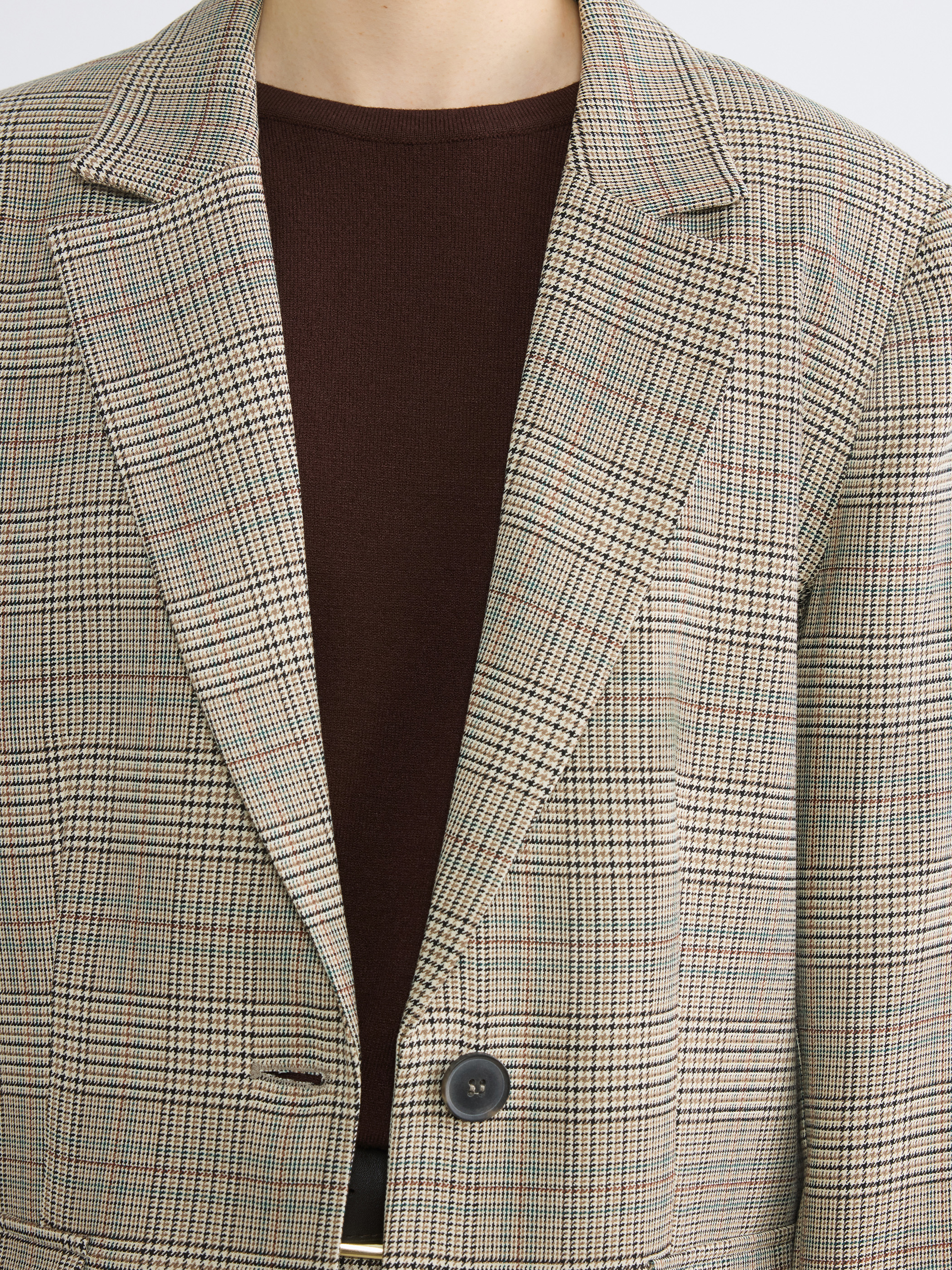 LCW Vision Ekose Kadın Blazer Ceket görsel 3