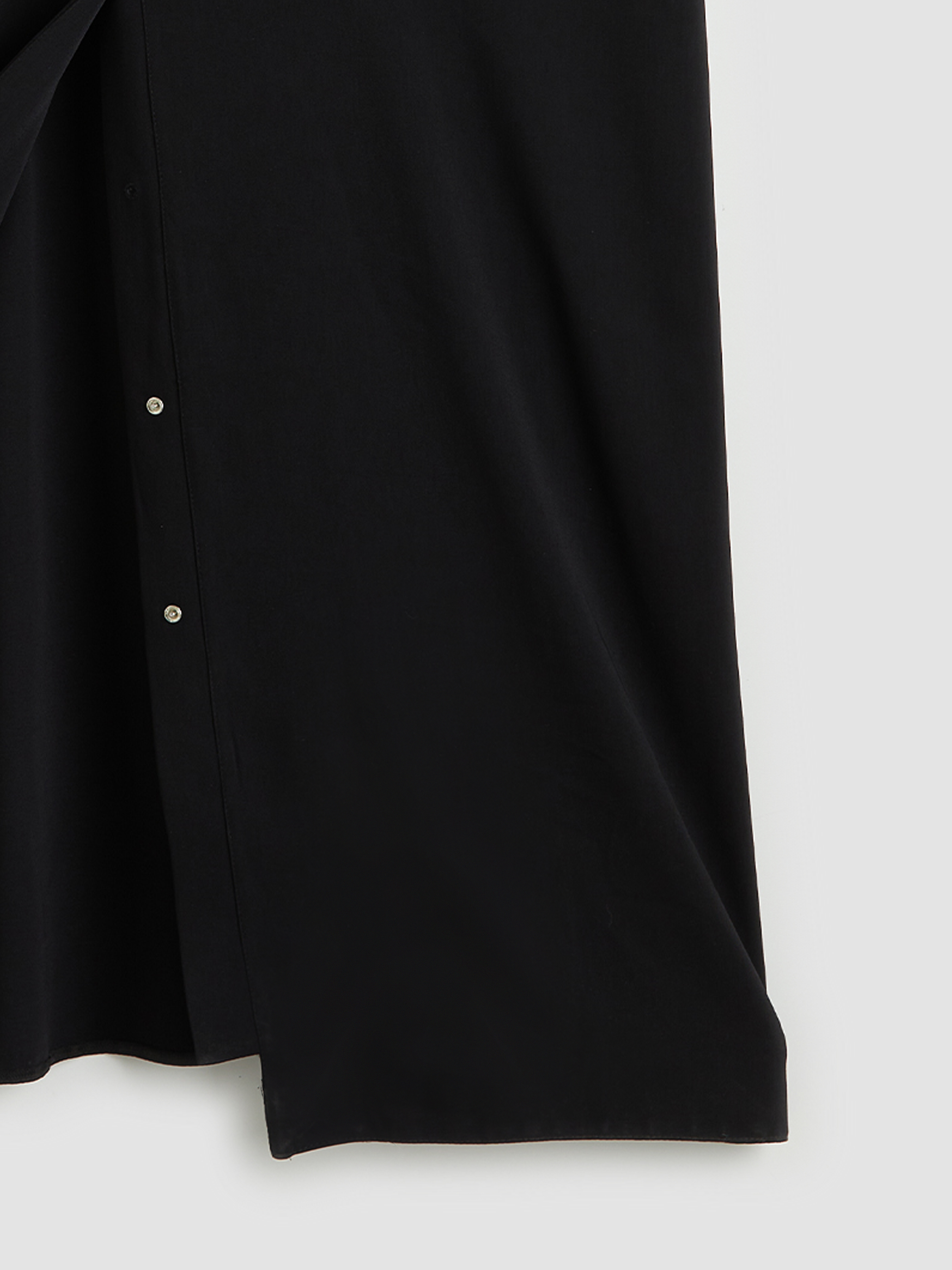LCW Modest Bisiklet Yaka Oversize Krep Kadın Ferace görsel 6