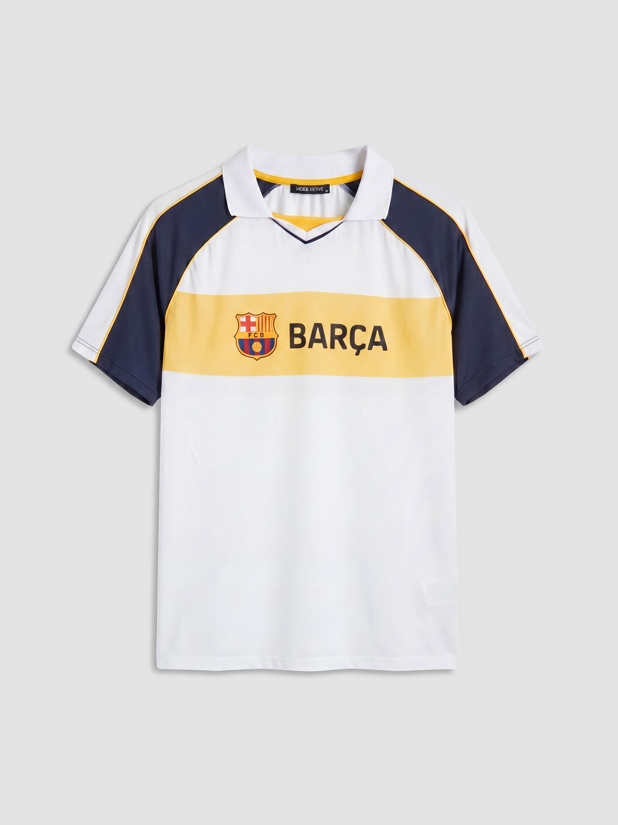 XSIDE ACTIVE Polo Yaka Barcelona Baskılı Erkek Spor Tişört görsel 2