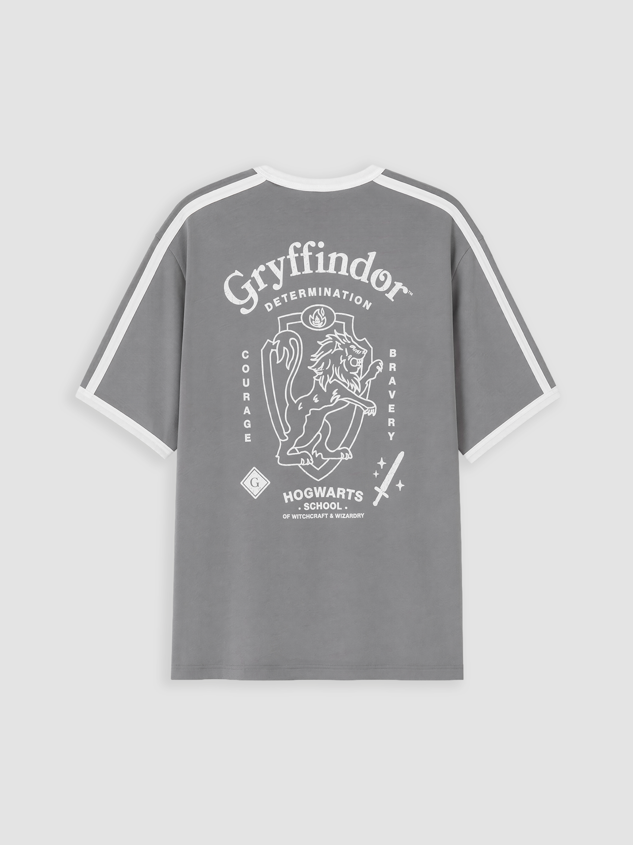 XSIDE Bisiklet Yaka Harry Potter Baskılı Erkek Tişört görsel 6